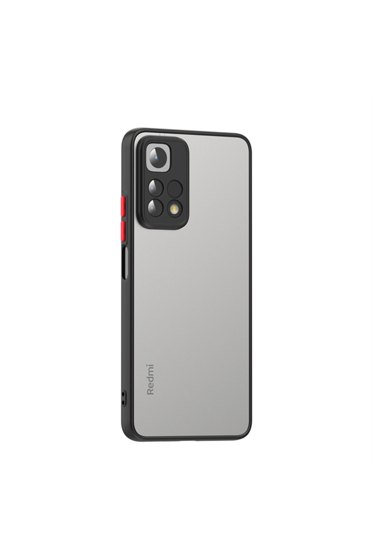 gaappy Hod Serisi Xiaomi Redmi Note 11 Pro 5G Siyah - Kırmızı Kapak
