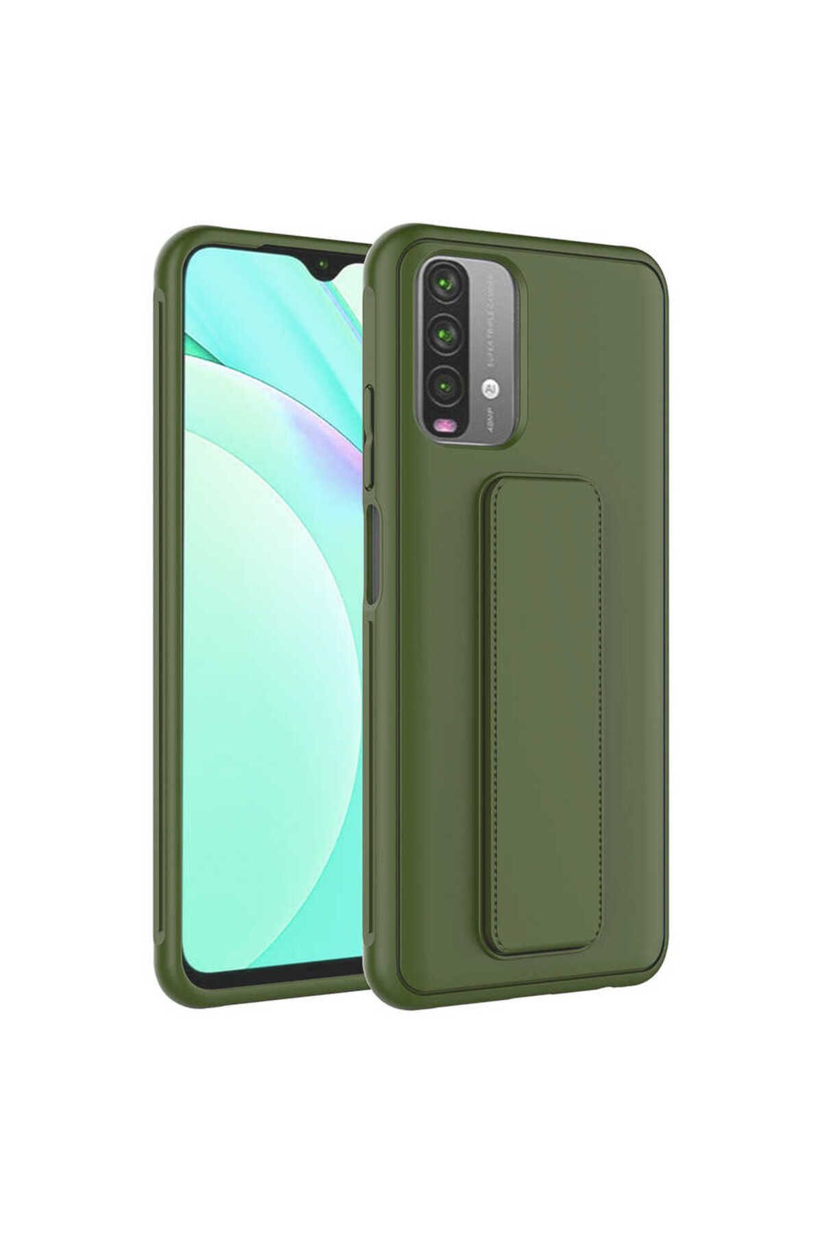 gaappy Pstand Serisi Xiaomi Redmi Note 10S Koyu Yeşil Kapak