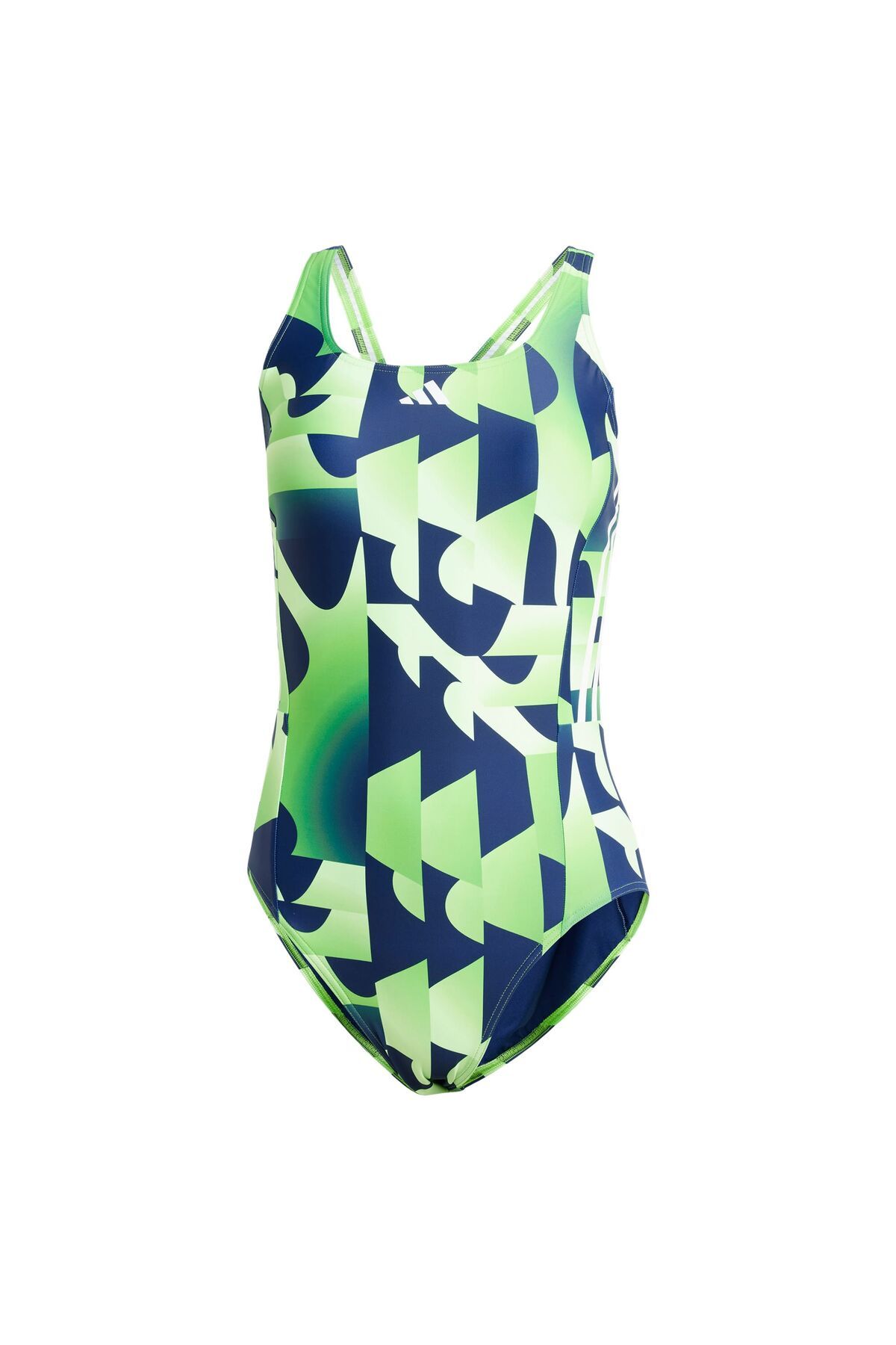 adidas-Costum de baie cu 3 dungi Graphic V-back 8