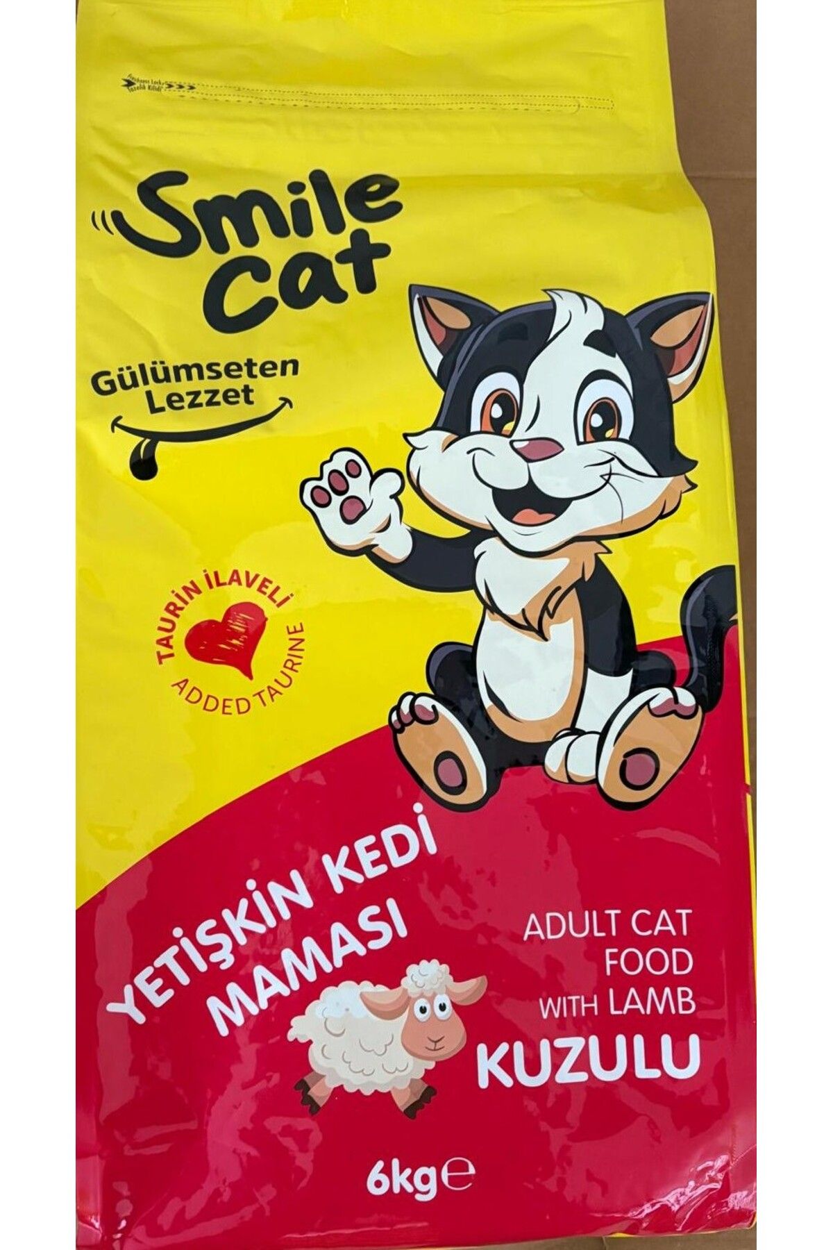 SMILE Cat Yetişkin Kedi Kuzulu 6 kg Kuru Mama