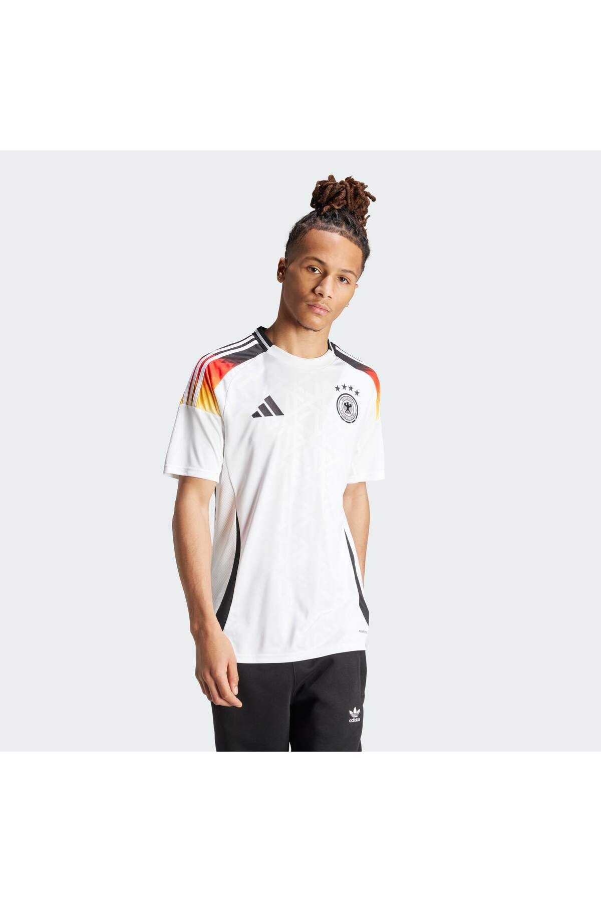 پیراهن ورزشی سفید مردانه آلمان 24 جرسی میدانی خانگی adidas