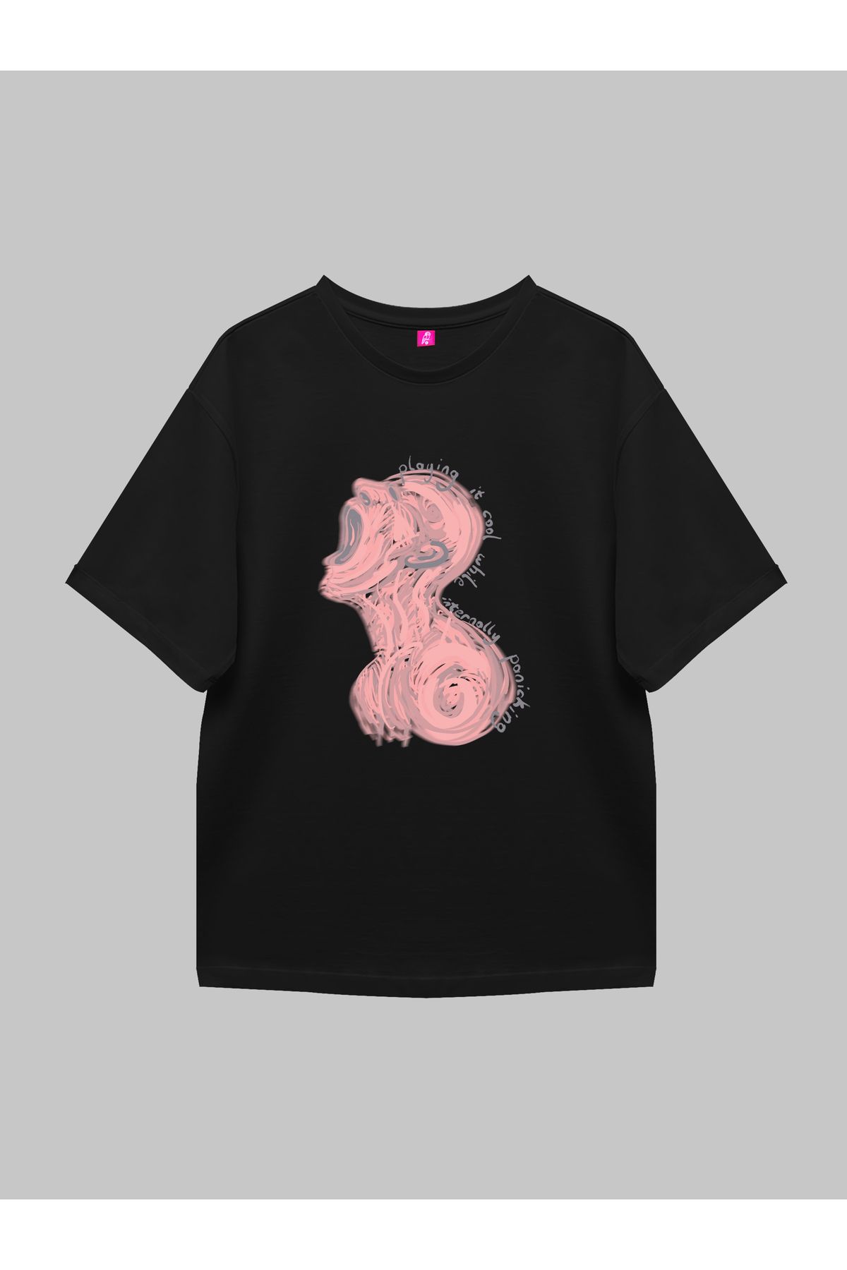 Geveze Lori Semiha Tekir, Dışarıdan Nasıl Göründüğüne Bakma Adlı Tshirt Beyaz unisex