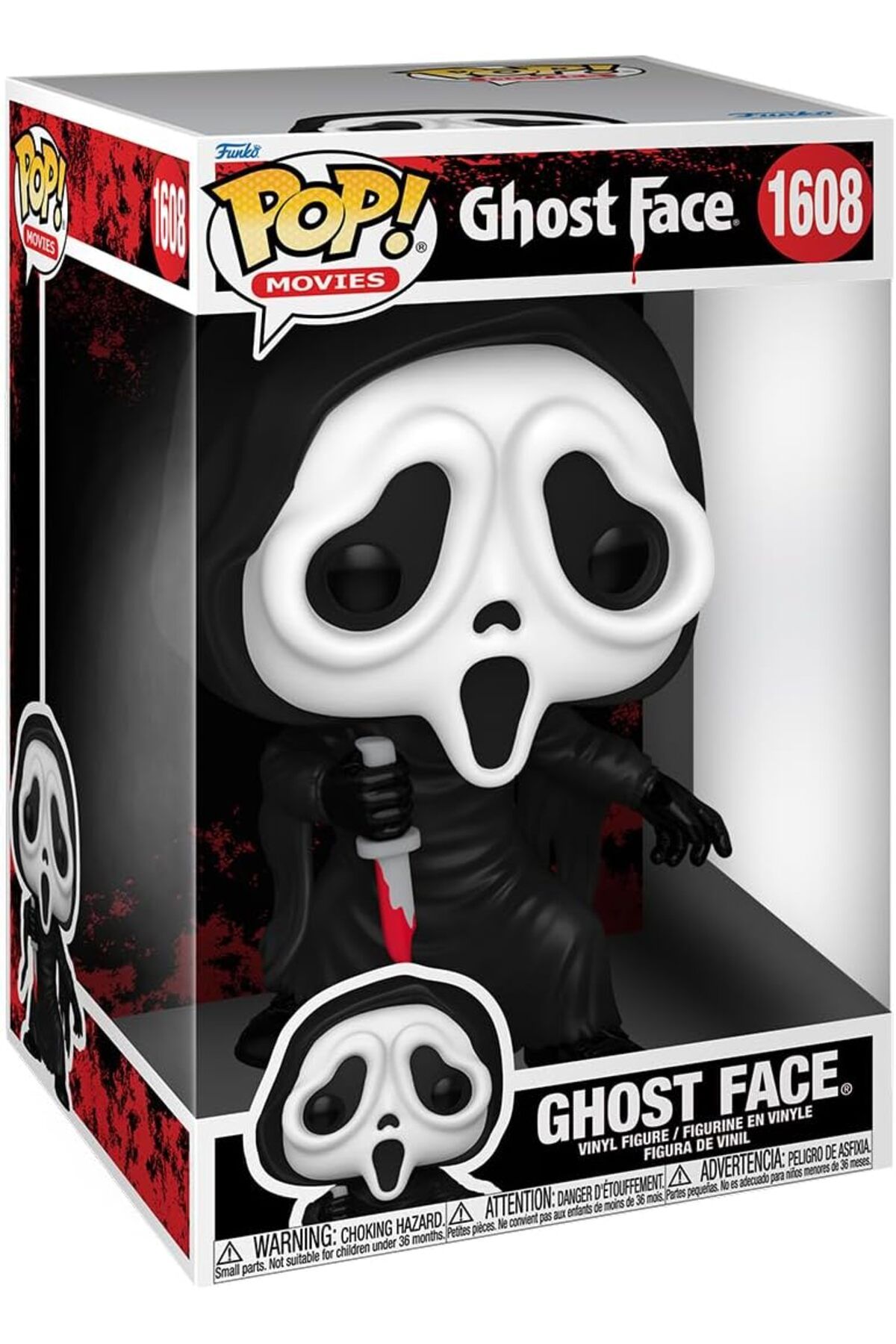 Funko-Ghostface Pop! جامبو - مجسم 10 بوصة 25 سم 1