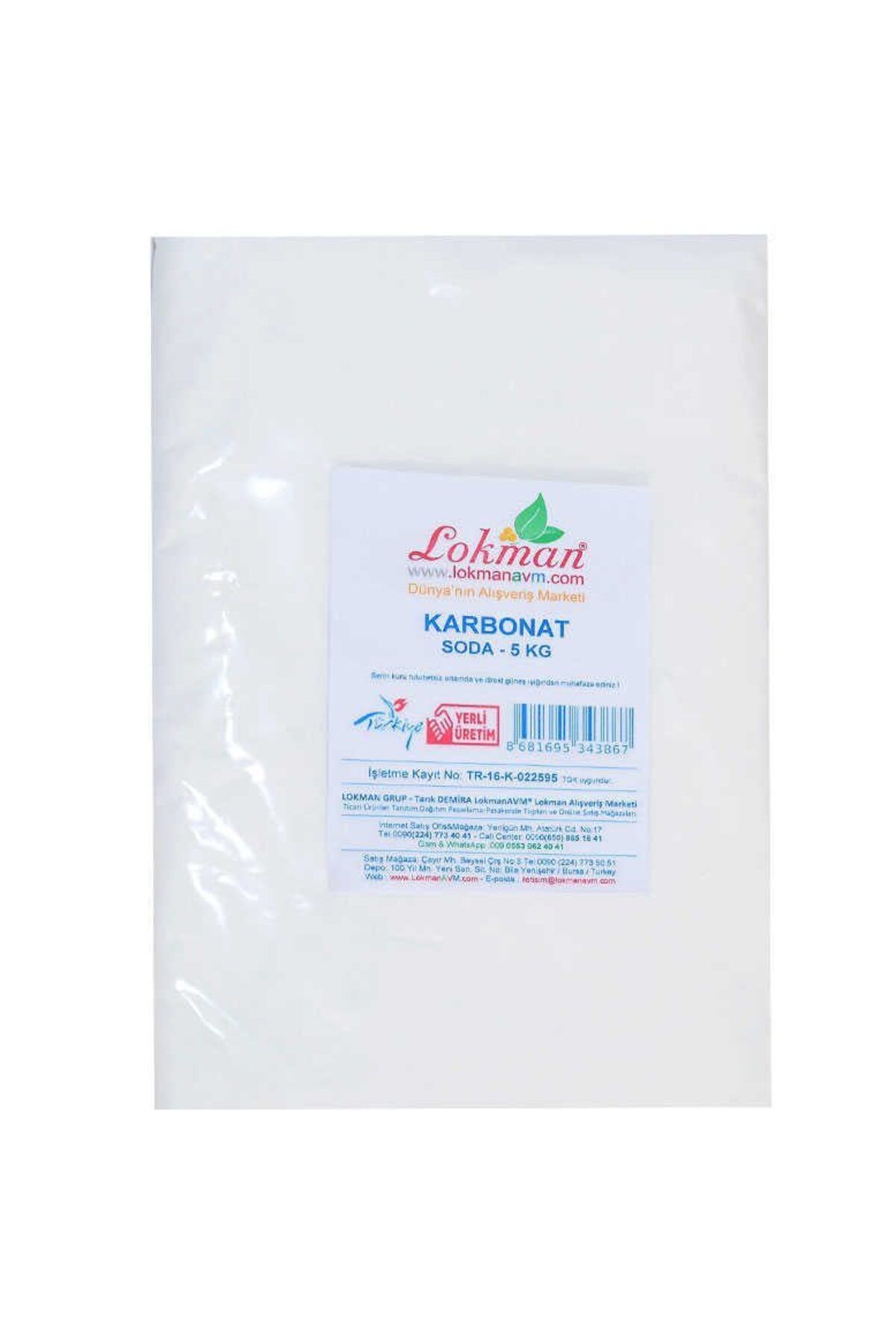 KTYRA52 Karbonat Soda 5000 Gr Paket