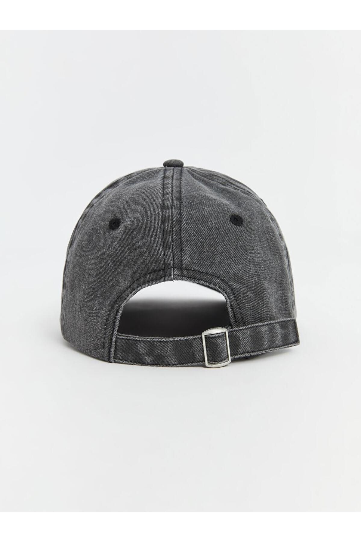 LC Waikiki-LCW ACCESSORIES Text Embroidered Men's Cap Hat 2