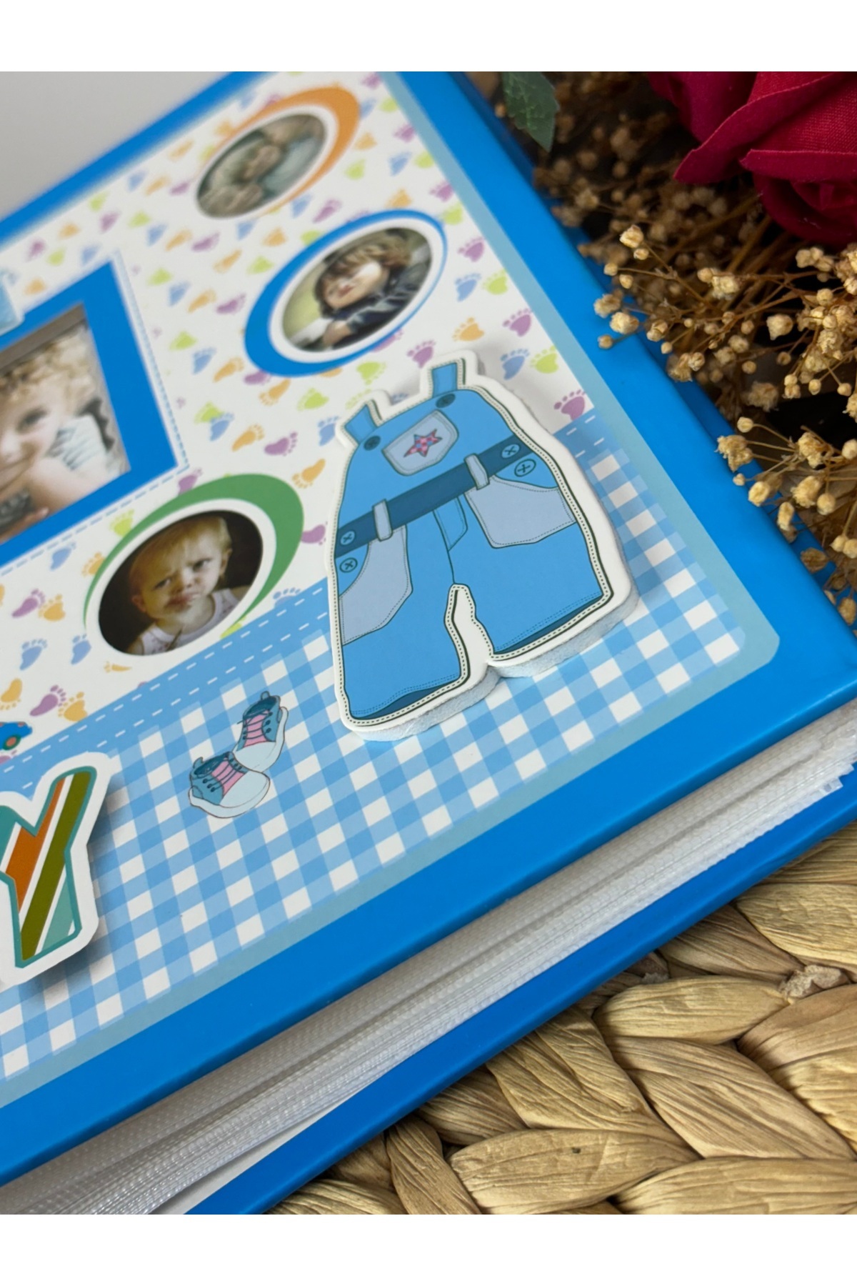 Rabsev 10x15cm 200 Fotoğraf Kapasiteli Lüks Pencereli Bebek Fotoğraf Albümü Rs462003-m fotoğrafı 5 (önizleme)