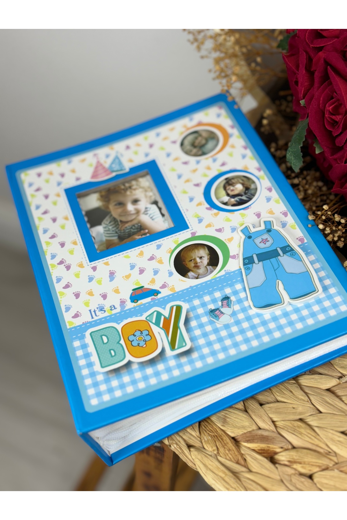 Rabsev 10x15cm 200 Fotoğraf Kapasiteli Lüks Pencereli Bebek Fotoğraf Albümü Rs462003-m fotoğrafı 4 (önizleme)
