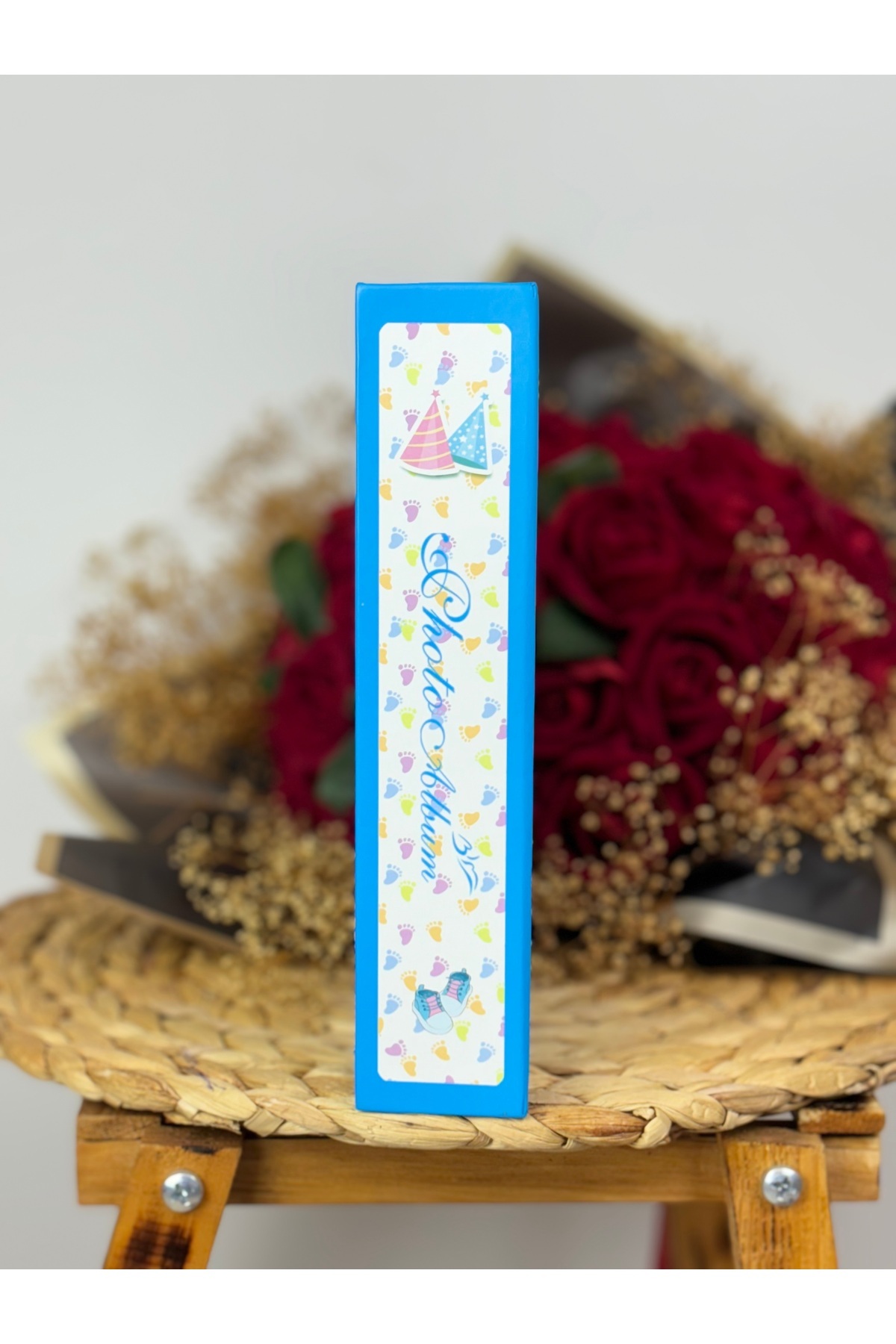 Rabsev 10x15cm 200 Fotoğraf Kapasiteli Lüks Pencereli Bebek Fotoğraf Albümü Rs462003-m fotoğrafı 3 (önizleme)