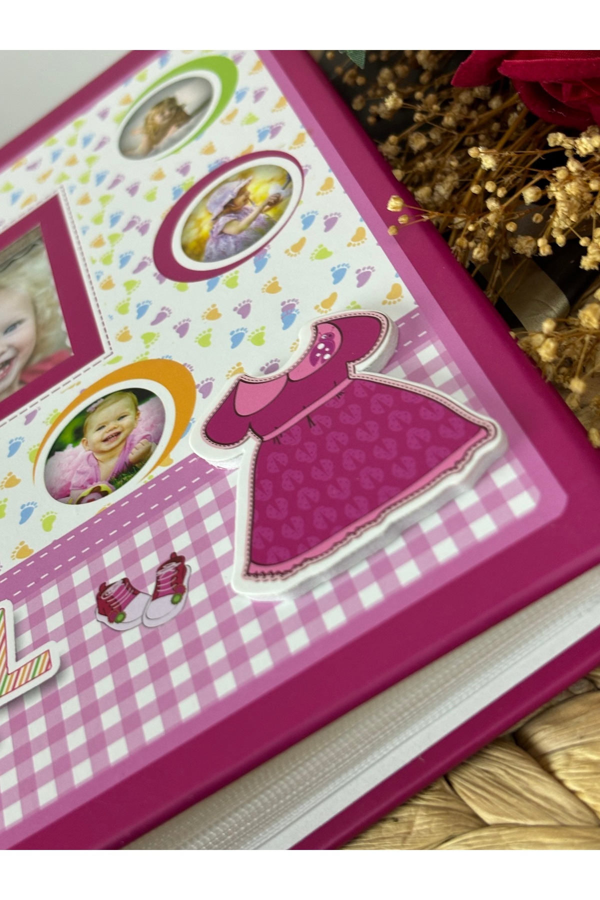 Rabsev 10x15cm 200 Fotoğraf Kapasiteli Lüks Pencereli Bebek Fotoğraf Albümü Rs462003-p fotoğrafı 5 (önizleme)