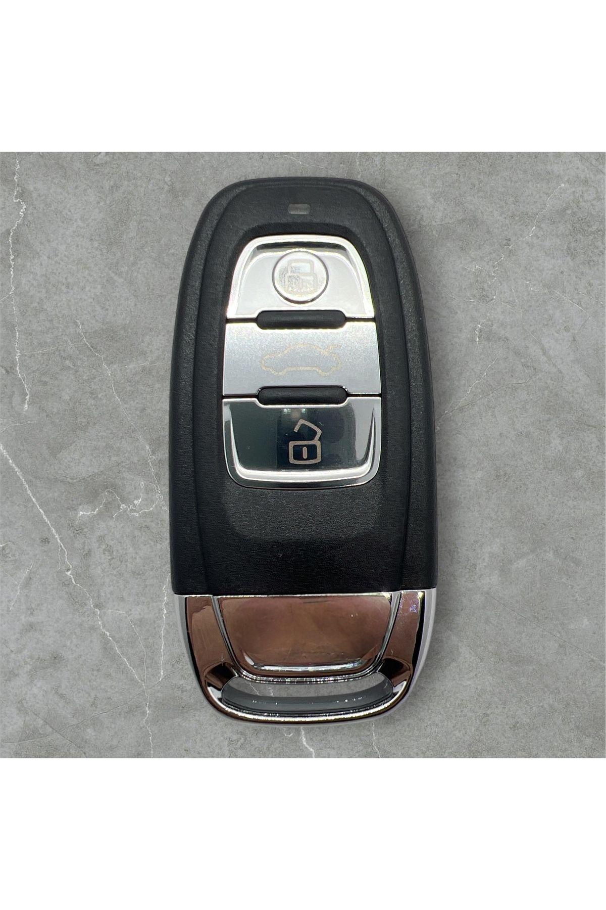 Luxe Aksesuarr Audi Smart A4 - A5 - Q5 - A6 - A7 - A8 - Uyumlu 3 Buton Kumanda Kabı