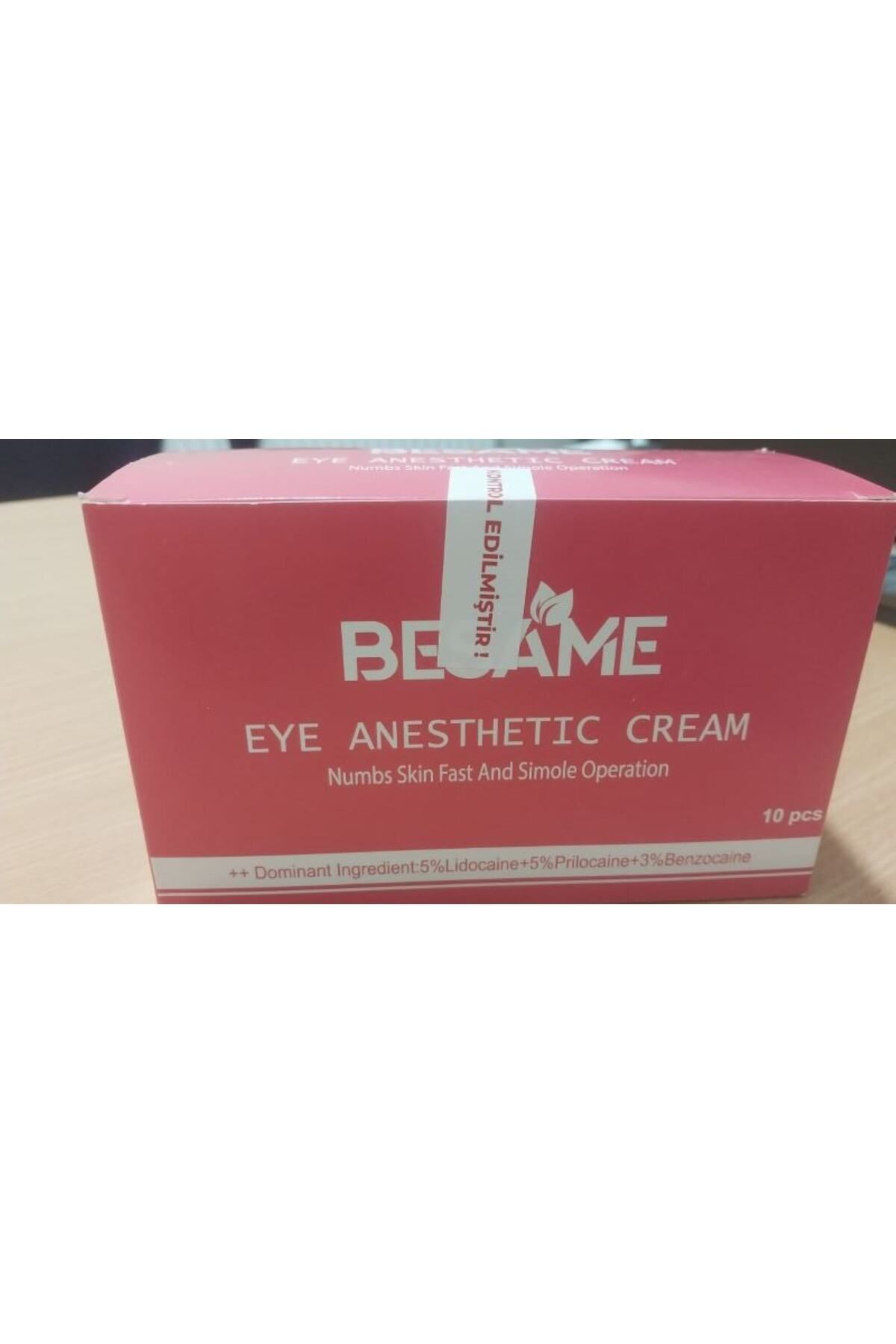 Besame Kozmetik EYE ANESTHETIC CREAM 10 ML 10 LU PAKET