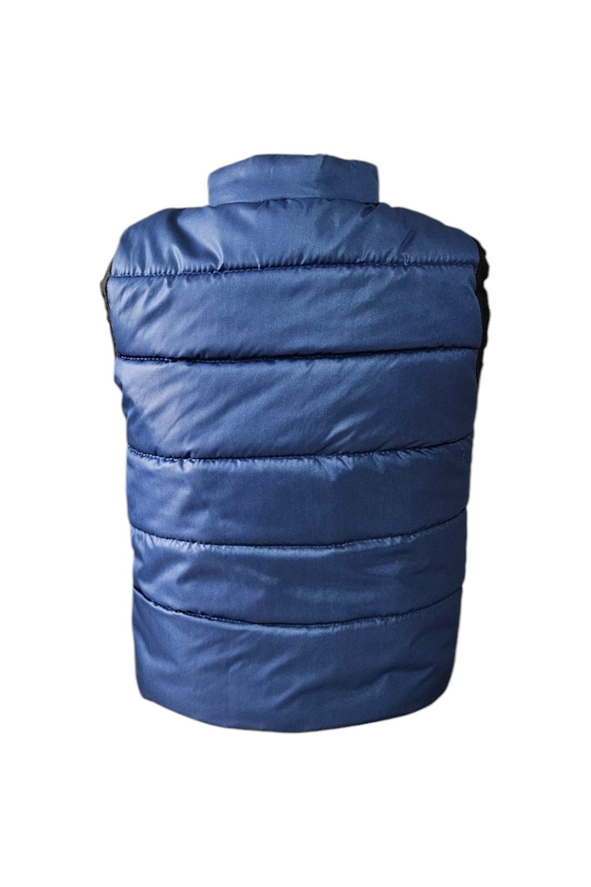 Mnk Baby&Kids-Boy's Trend Inflatable Vest - No Hood and Pocket M00708 Indigo 3