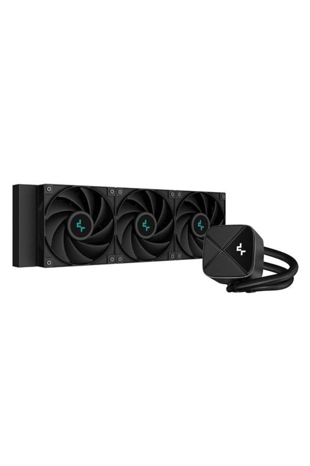 Hızlı Stok DEEPCOOL 360MM LS720 LS720S-ZERODARK AM5-1700P SIVI SOĞUTMALI İŞLEMCİ FANI