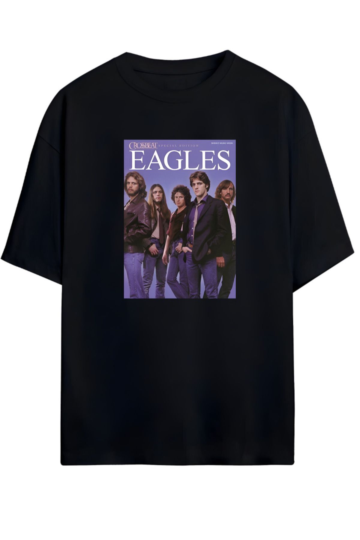 MAGORS Eagles Tasarimli Yüksek Baski Kali̇teli̇ Unisex Yeni̇ Sezon Oversize Pamuklu  T-shirt