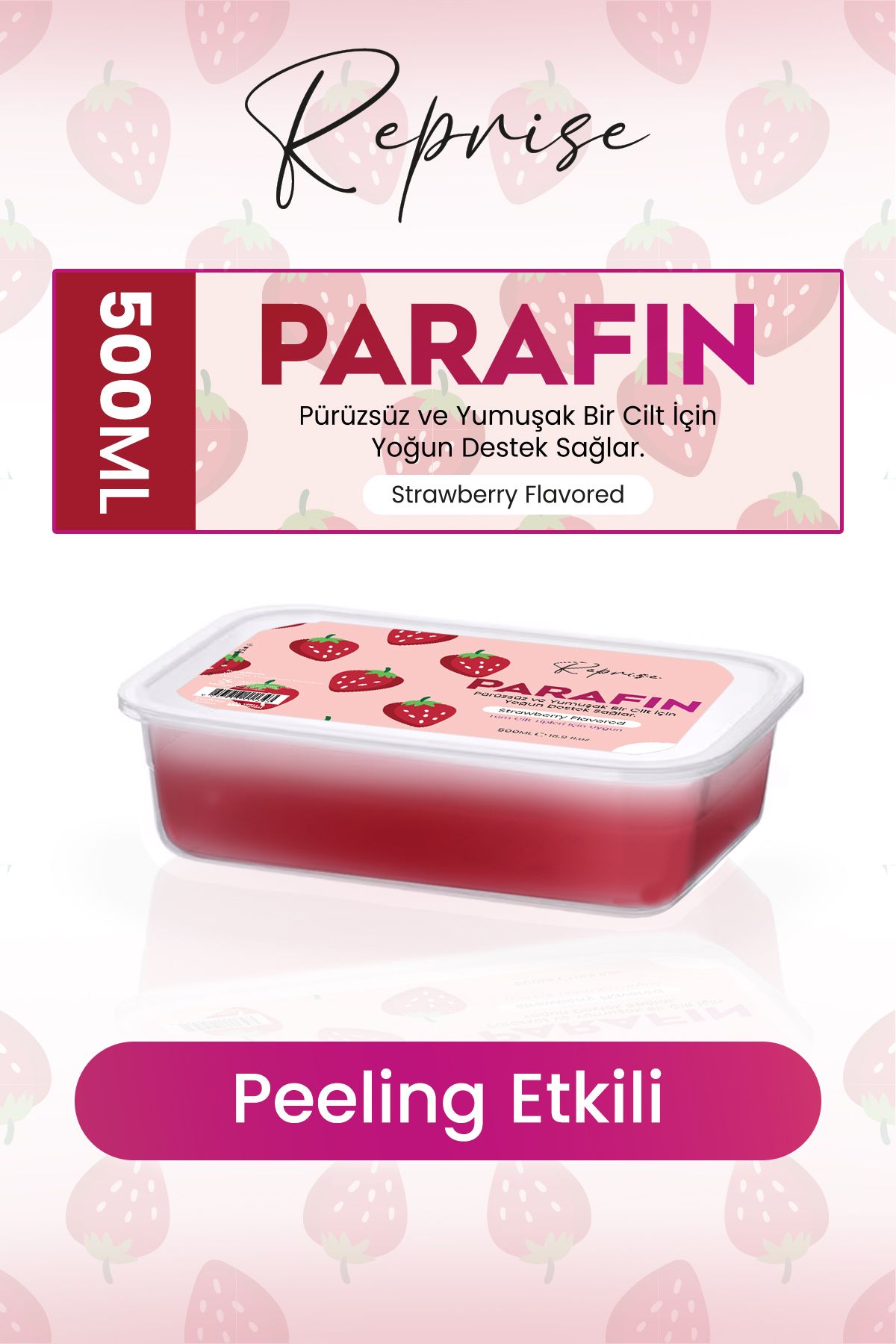 REPRISE Parafin El Ve Ayak Bakımı, Çilek Aromalı 500 ml