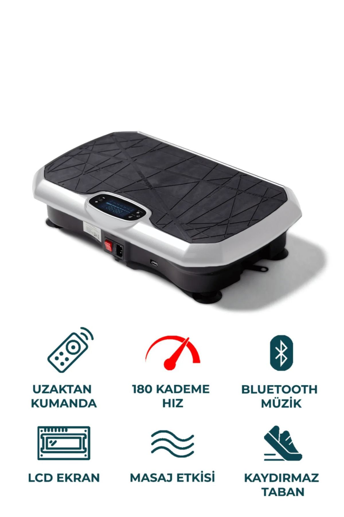 VERYFİT 2D Titreşimli Egzersiz Masaj Sıkılaşma Selülit Spor Aleti Vibration Plate