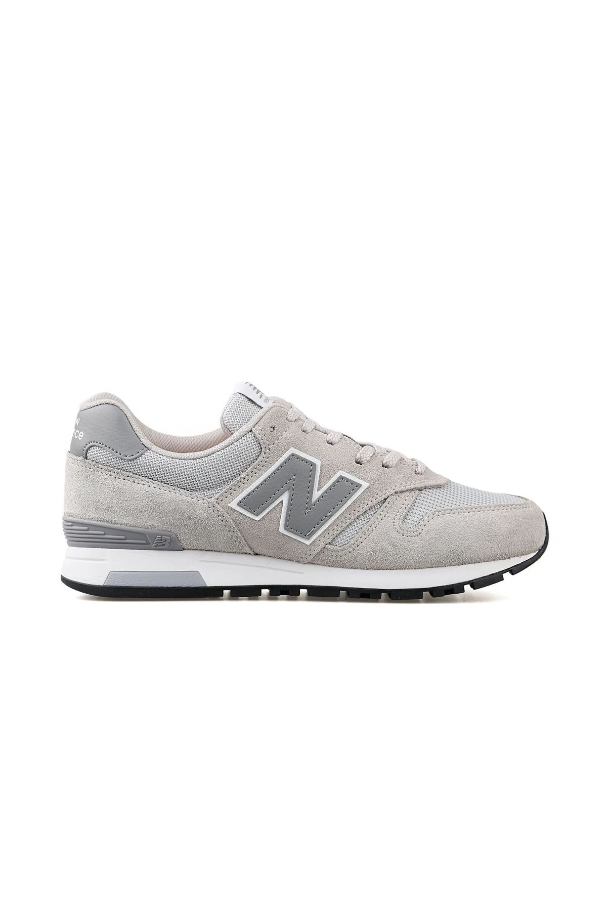 کفش ورزشی گاه به گاه مردانه 565 کتانی خاکستری سفید New Balance