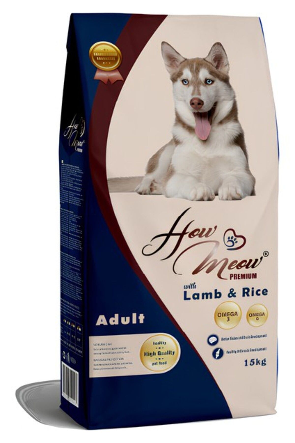 Orqinel How Meow Premium Kuzul&pirinçli Yetişkin Köpek Maması 15 kg