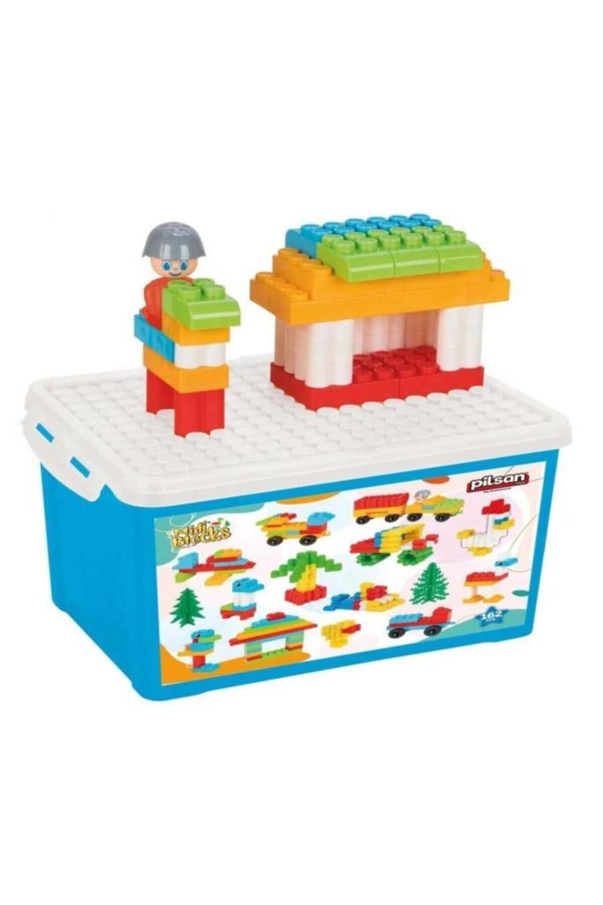 PİLSAN-162 Pieces Midi Blocks - Build Height 4