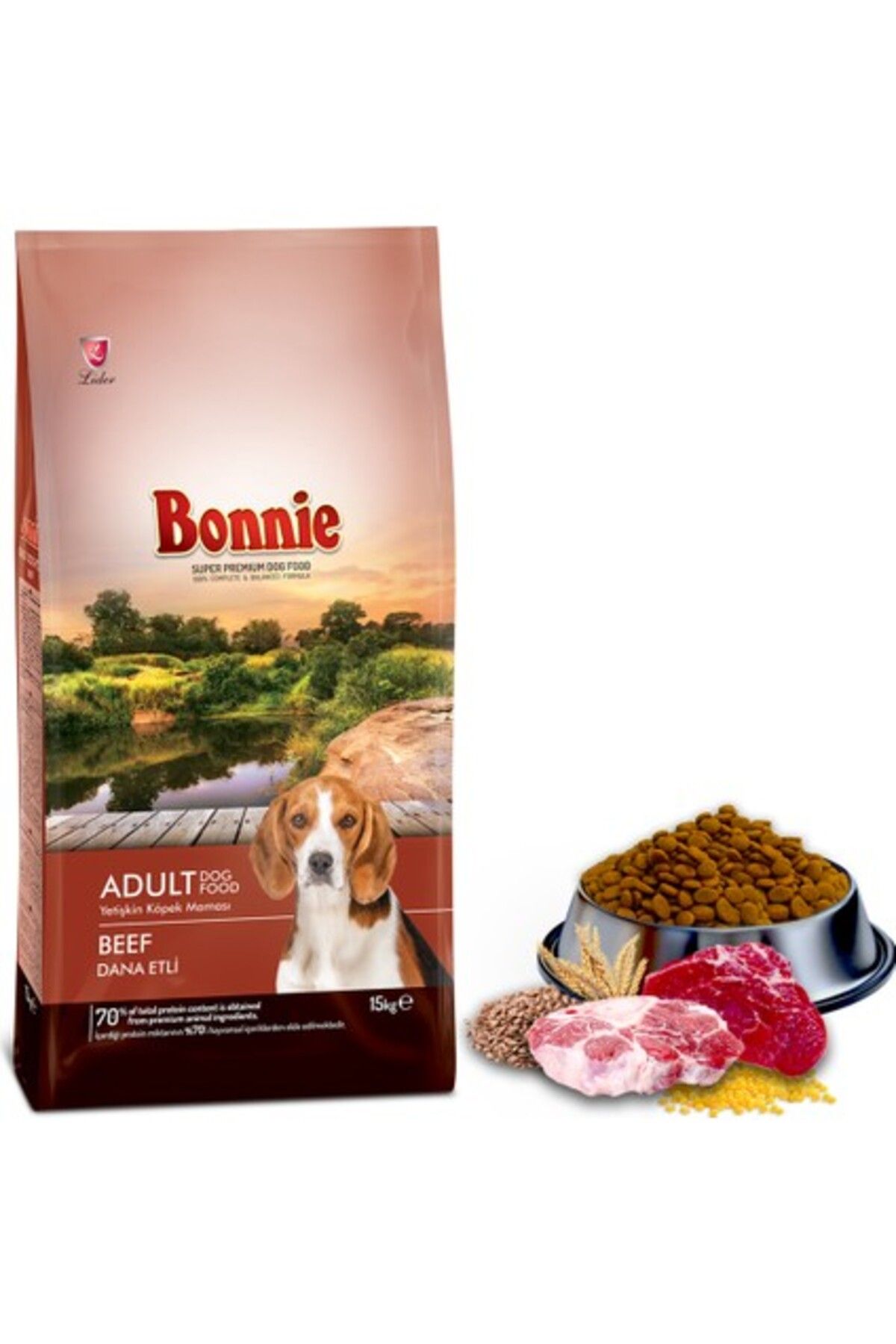 Bonnie Dana Etli Yetişkin Köpek Maması 15 kg