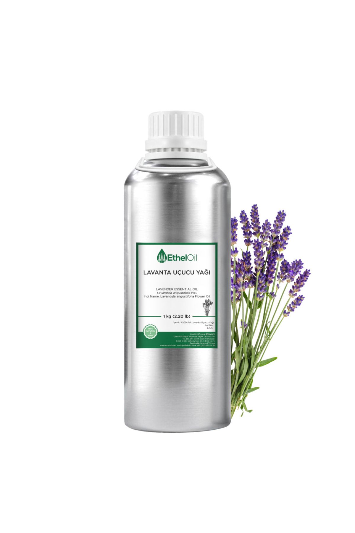 Etheloil Lavanta(LAVENDER) Uçucu Yağı - 1 Kg - %100 Saf Ve Doğal Uçucu Yağ - Üretici Firma