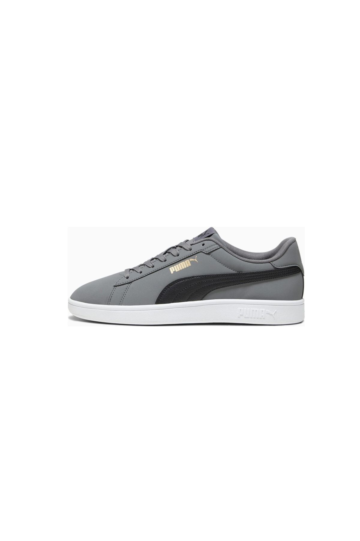 Puma Smash 3.0 Buck Gri Erkek Spor Ayakkabı Günlük Sneaker