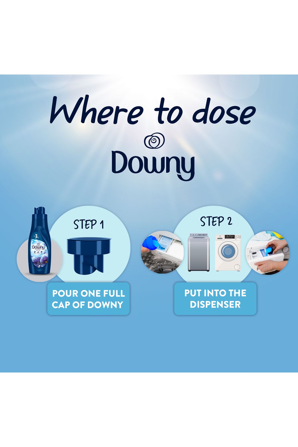 downy-Lavender And Musk Variant Fabric Conditioner For More Softness 1L X2 8