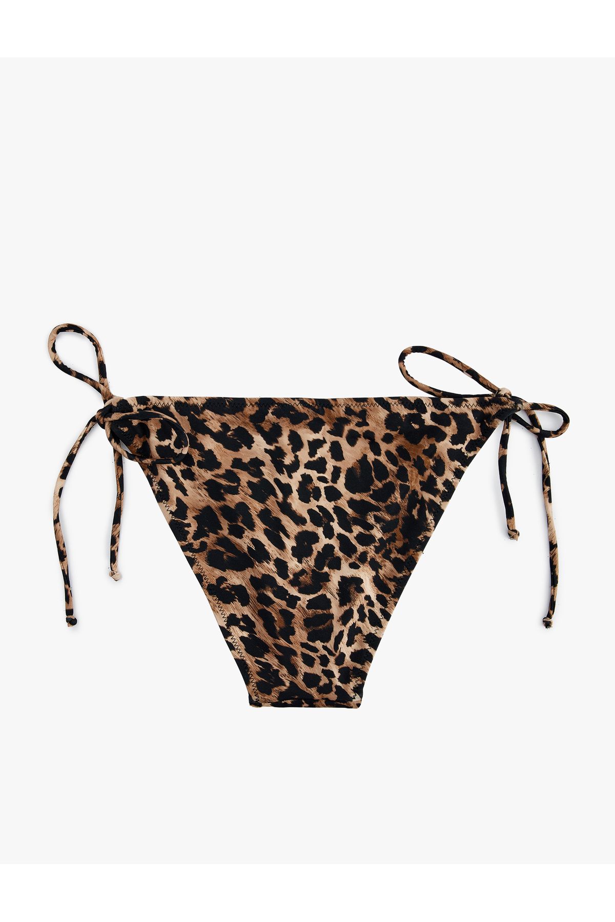 Koton-Leopard Patterned Drawstring Bikini Bottom 2
