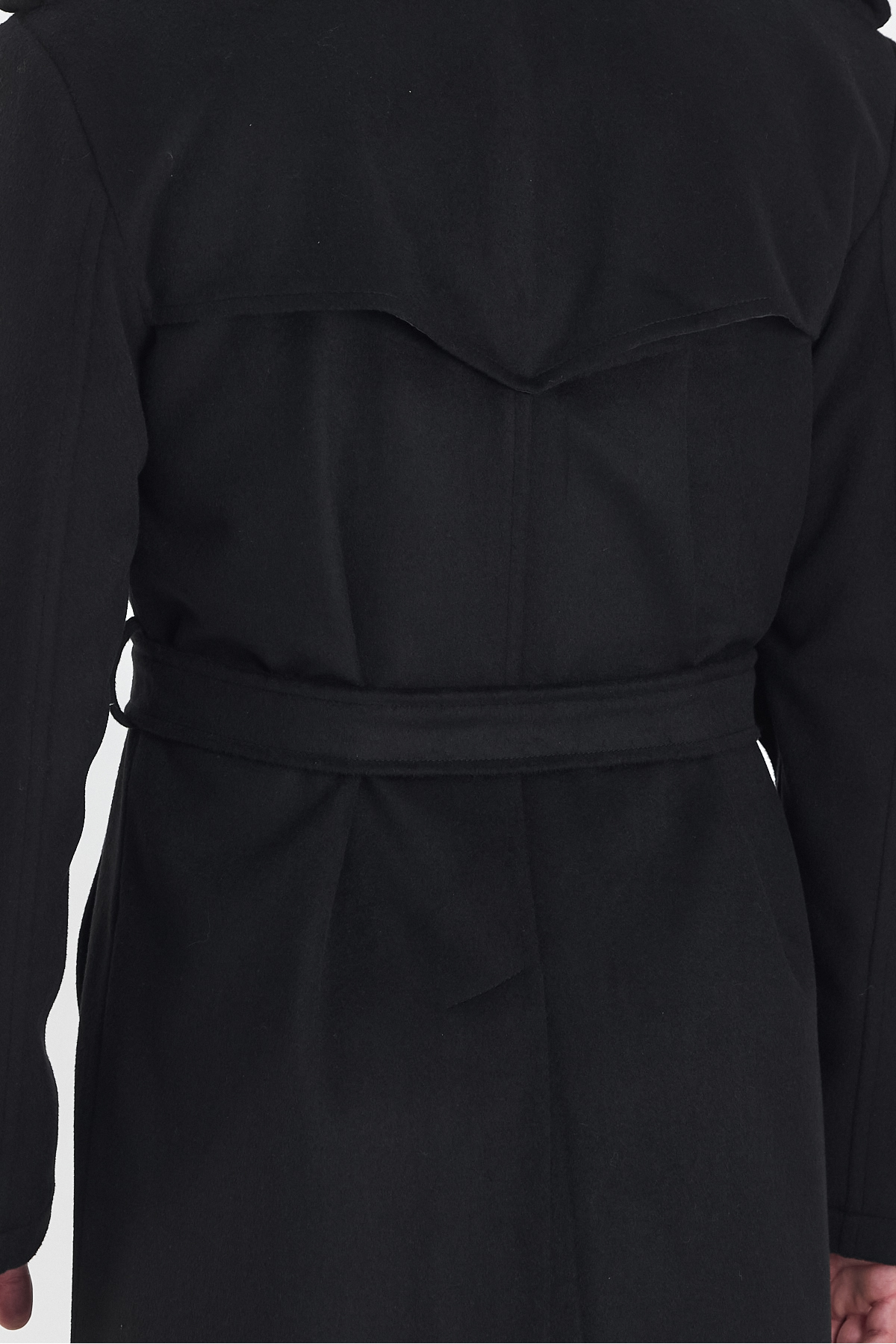 Bigart  Erkek Yün Palto / Kaban Siyah - Görsel 7