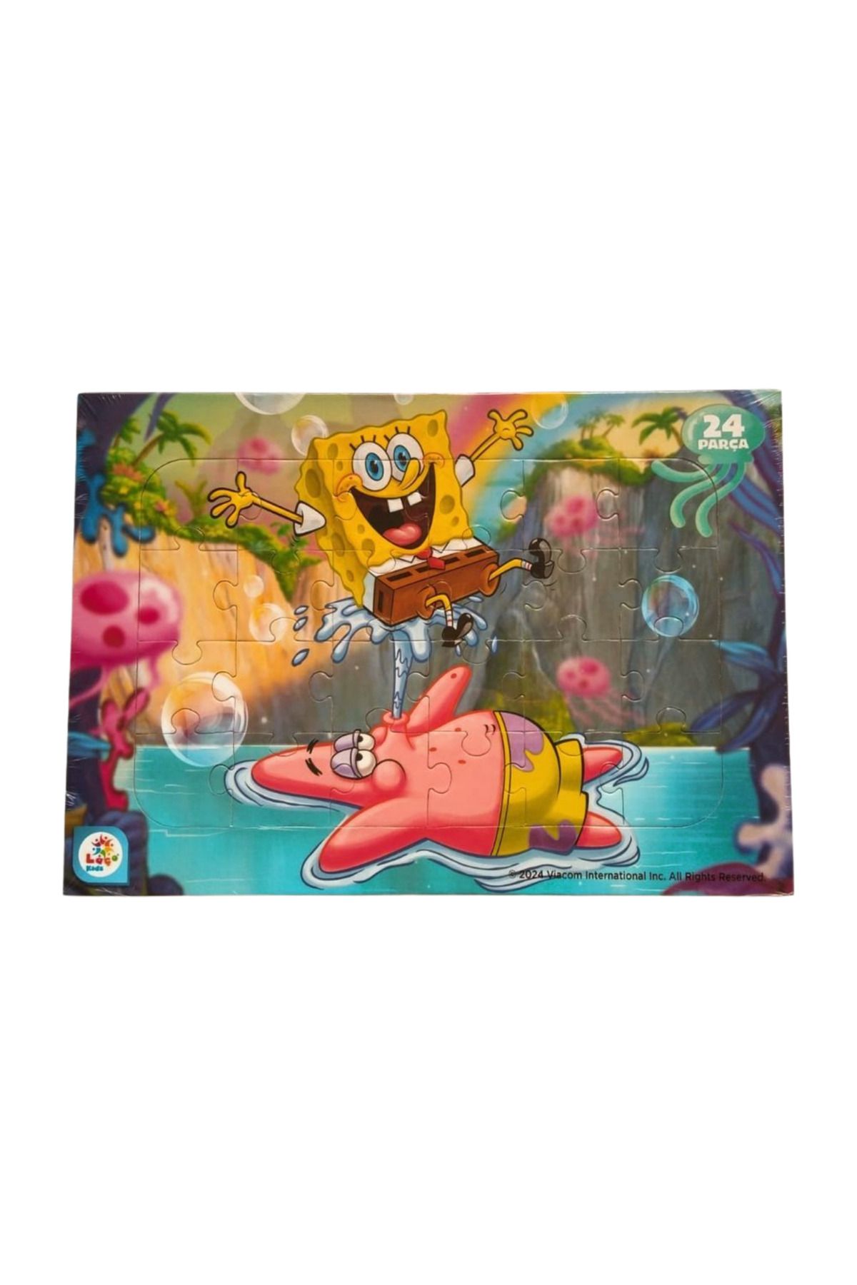 LAÇO KİDS Laço Kids Spongebob 24 Parça Frame Puzzle Sb7978