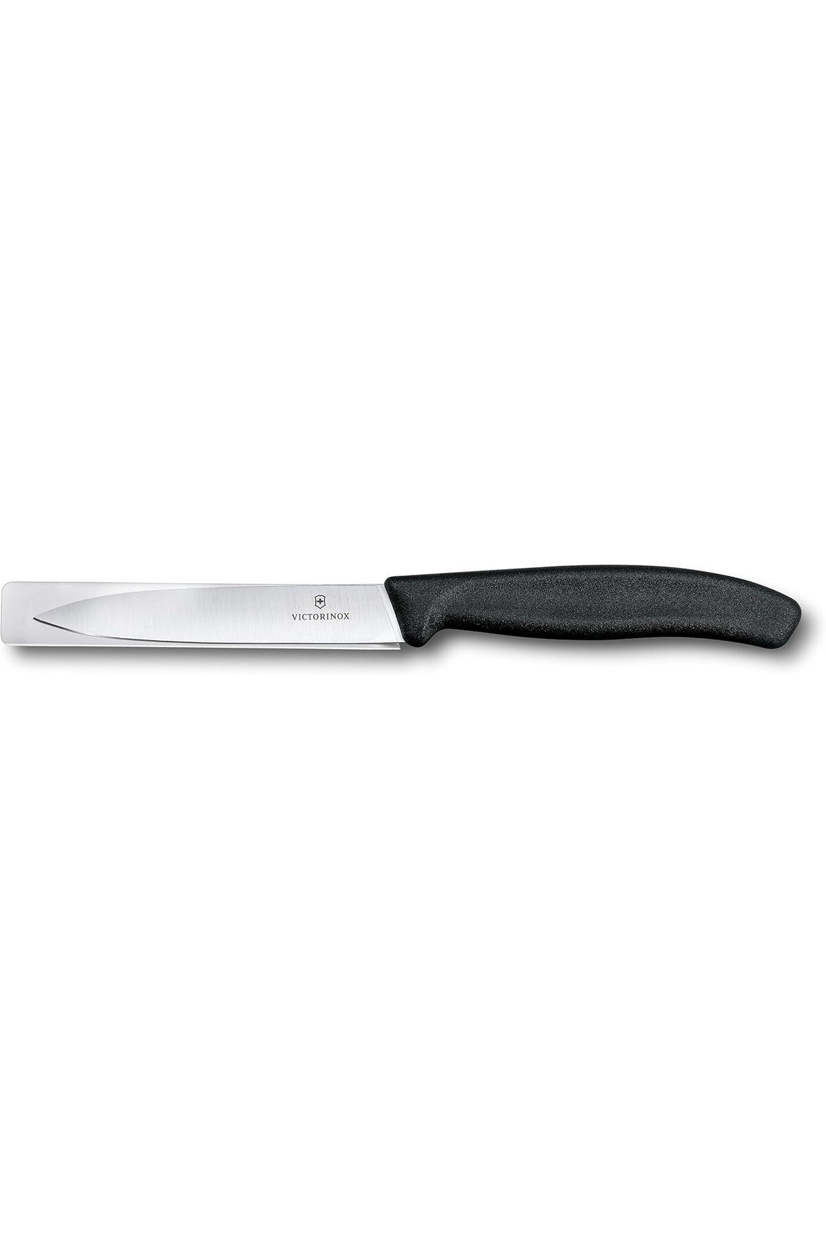 Victorinox-Swiss Classic Paring 4" Straight Blade 5/8" Width at sharp Tip in Black Handle 3
