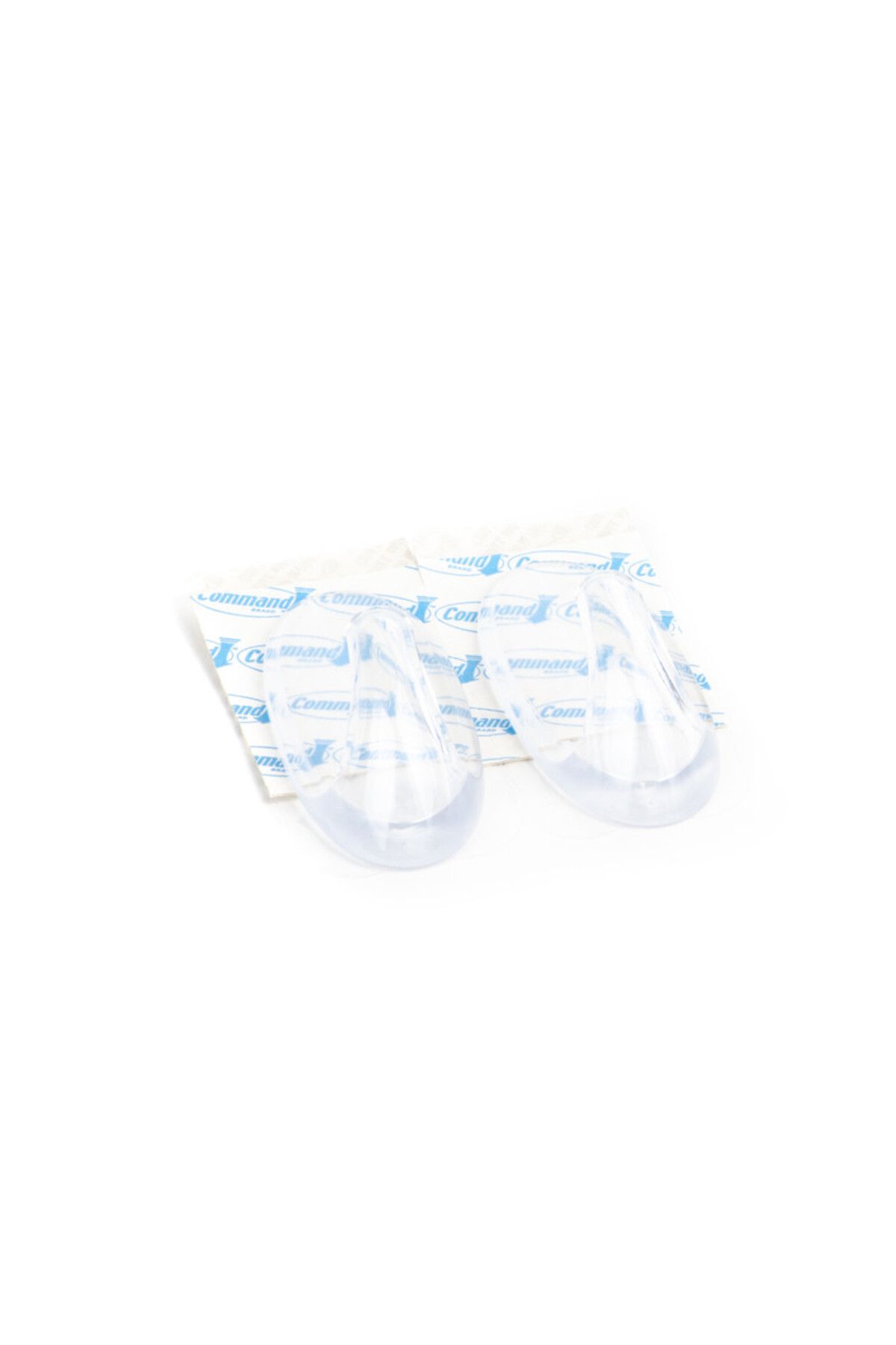 COMMAND-17091CLR-ES COMMAND(TM) MEDIUM CLEAR HOOKS WITH CLEAR STRIPS 3