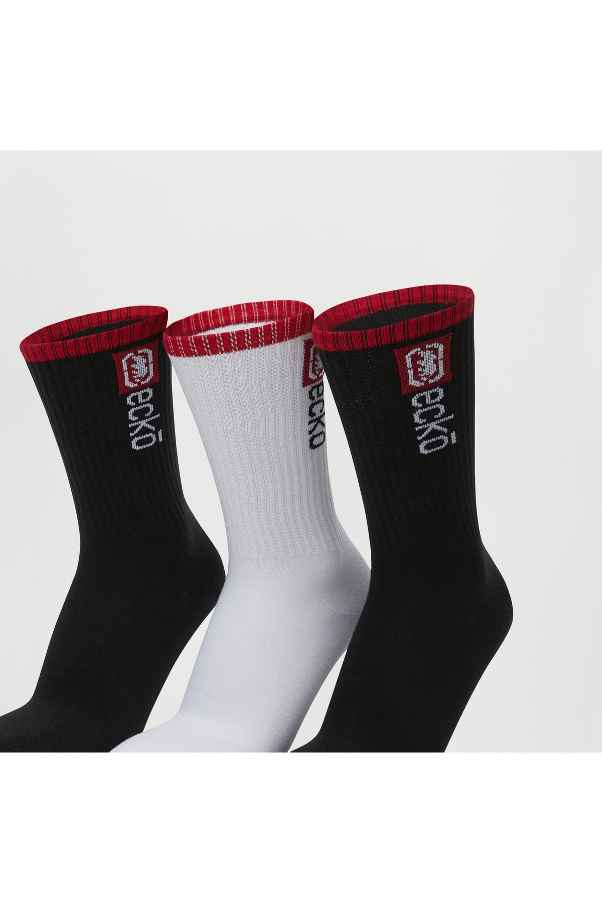 ECKO-3Pk Mens Socks  Full Length Non Terry 3