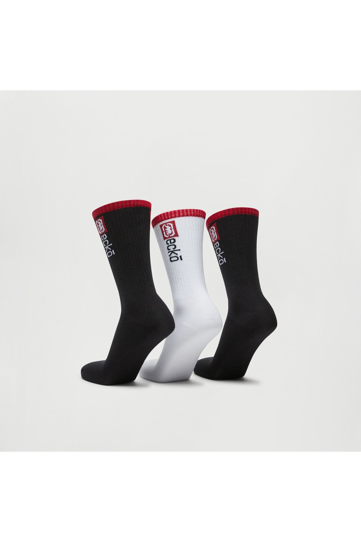 ECKO-3Pk Mens Socks  Full Length Non Terry 2