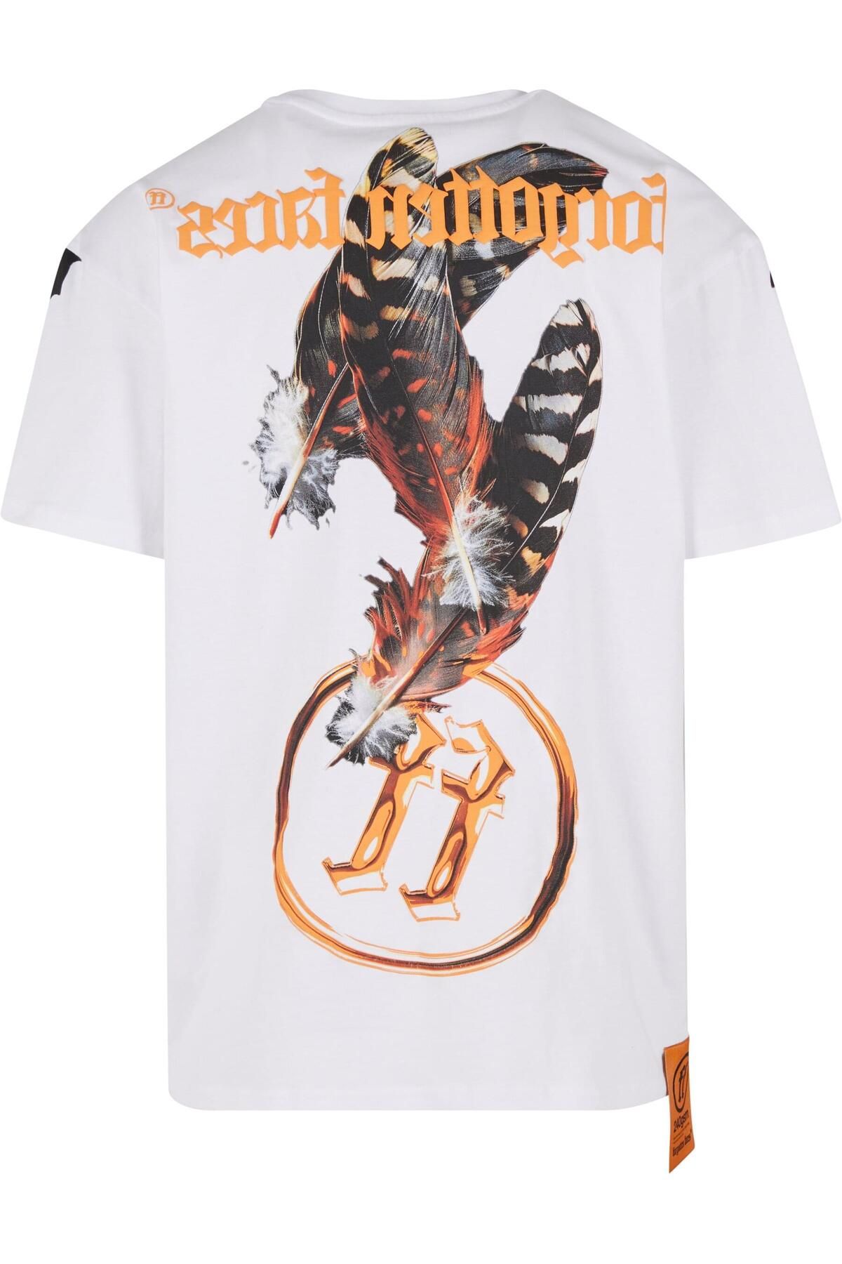 Forgotten Faces-Head On Hawk – Schweres, übergroßes T-Shirt 2