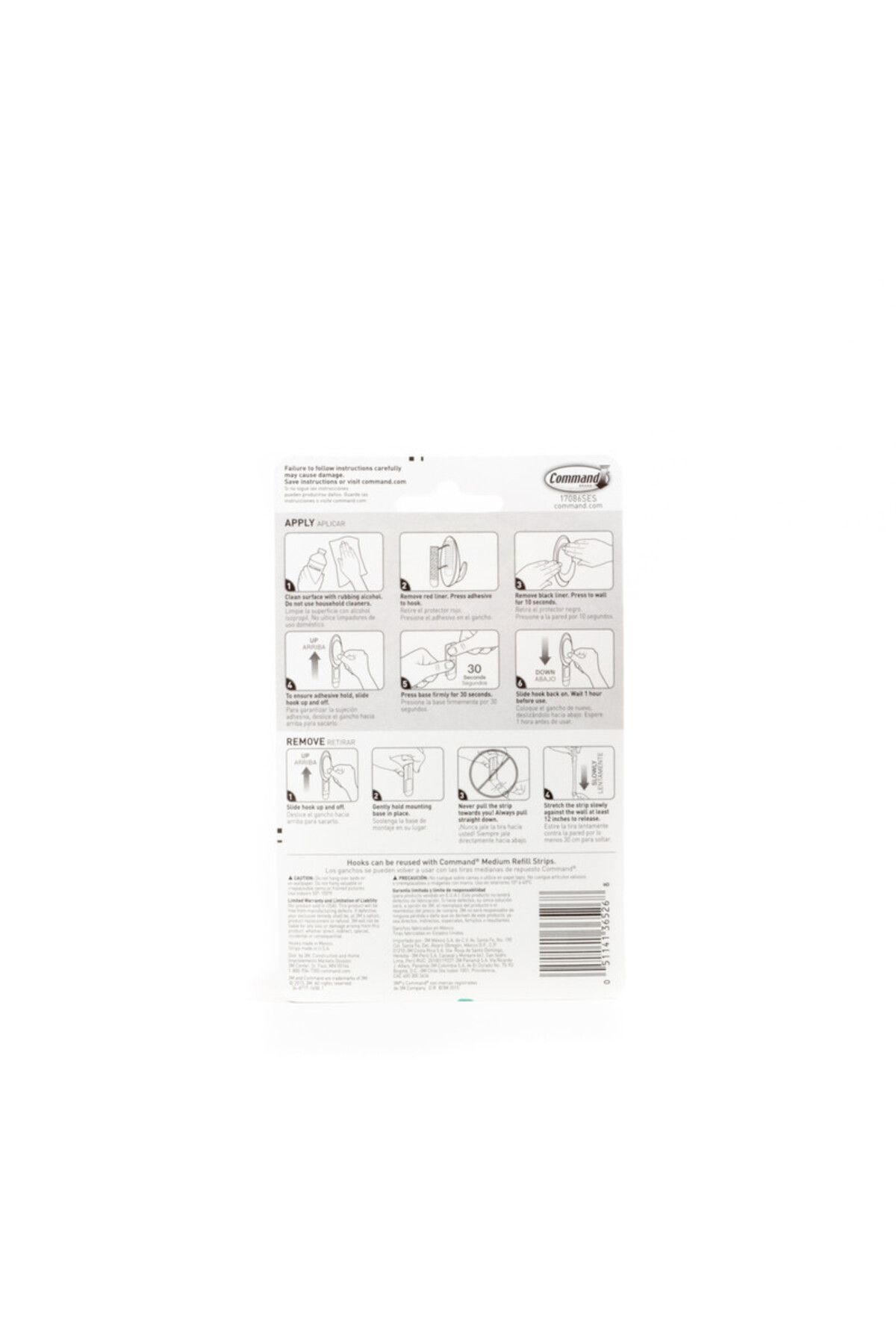 COMMAND-17086SES COMMAND(TM) SLATE TERR ACE HOOK 5