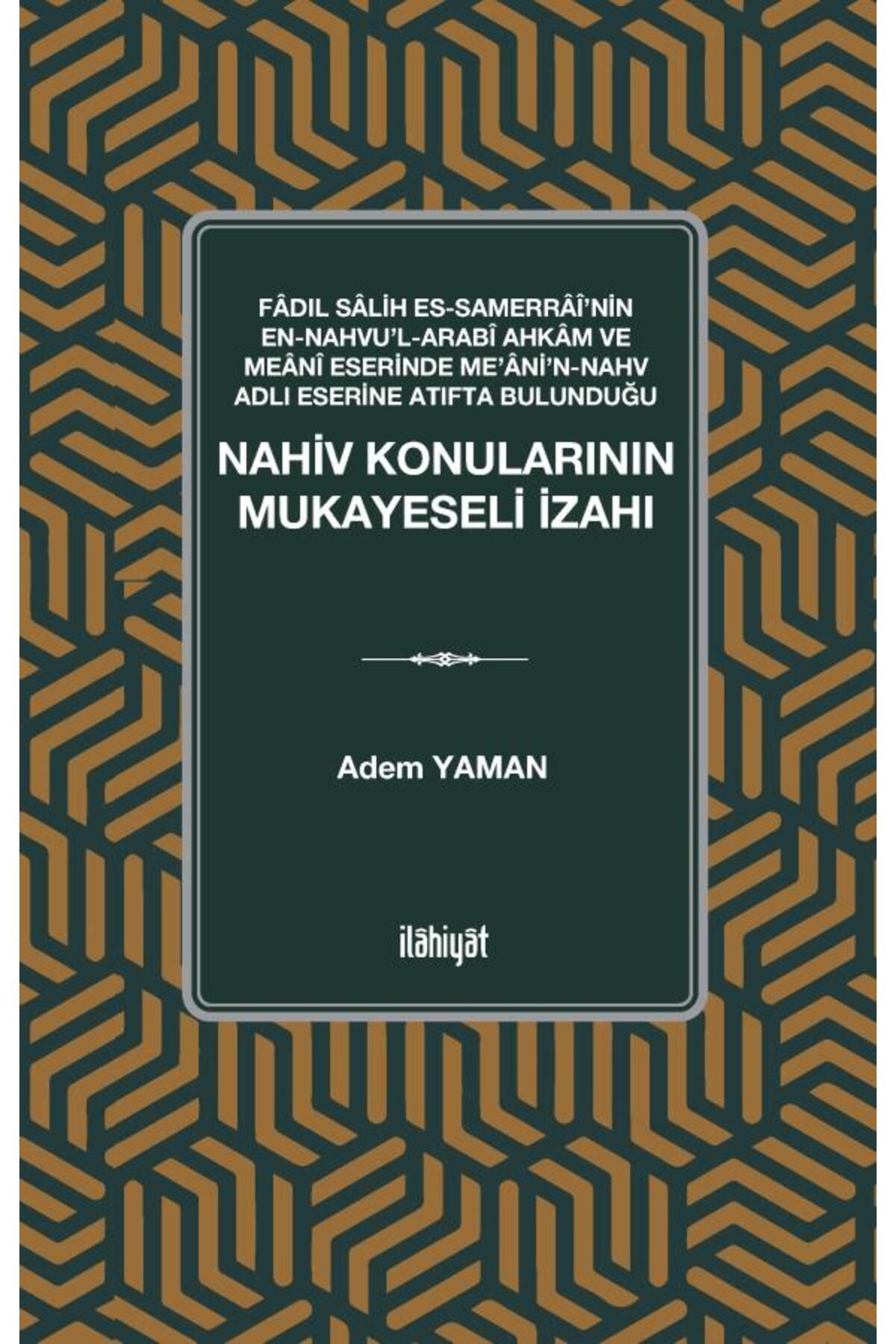 İlahiyat Yayınları Nahiv Konularının Mukayeseli İzahı