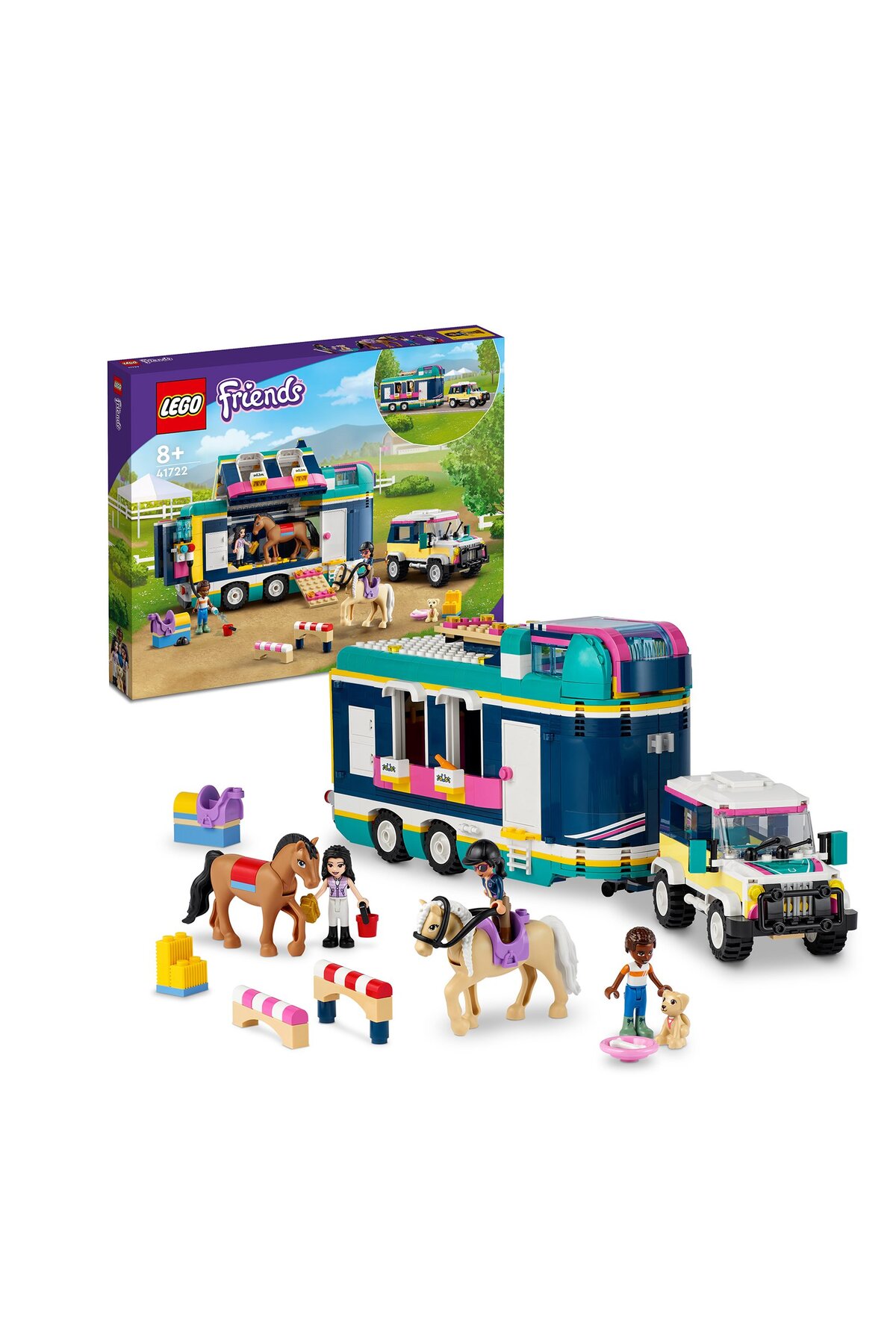 کیت مونتاژ تریلر نمایش اسب فرندز ۴۱۷۲۲، ۹۸۹ قطعه