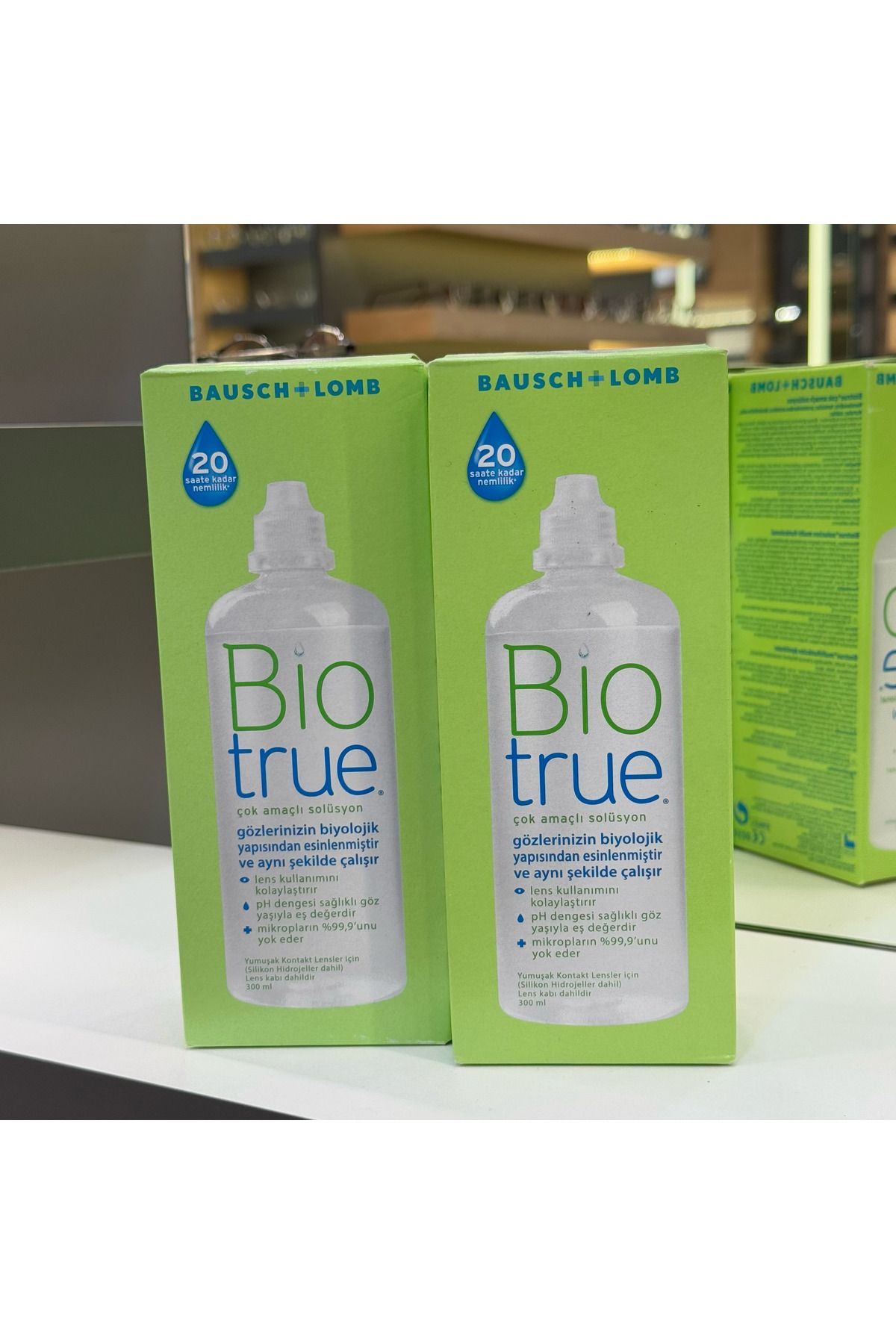 Biotrue Bio True 2x300 ml Suni Gözyaşı Destekli Lens Solüsyonu