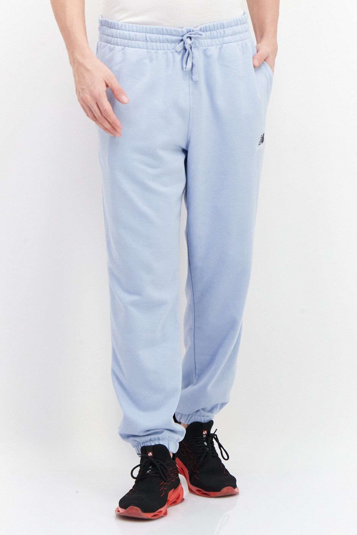 New Balance-Men Sportswear Fit Outdoor Sweatpants, Light Blue 1