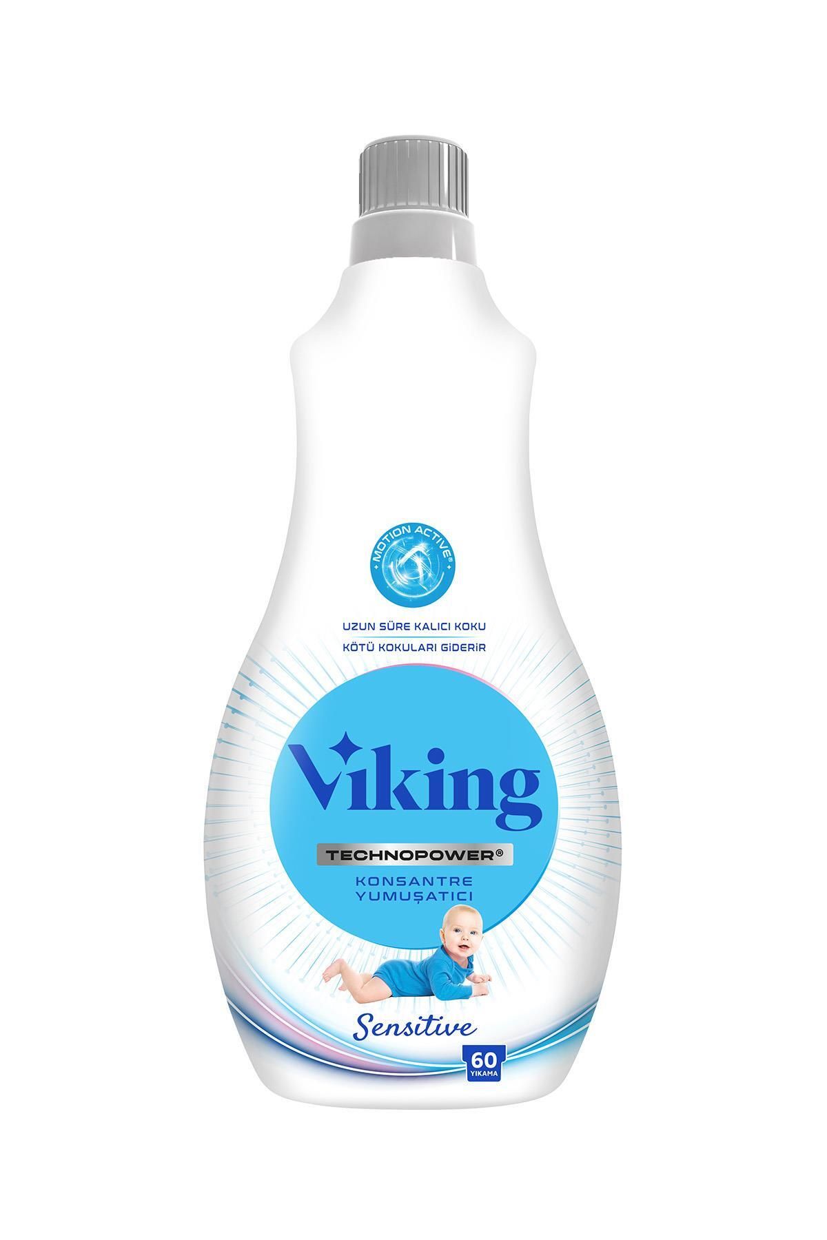 Viking TECHNOPOWER Konsantre Çamaşır Yumuşatıcısı Sensitive 1440 ml 1 Adet