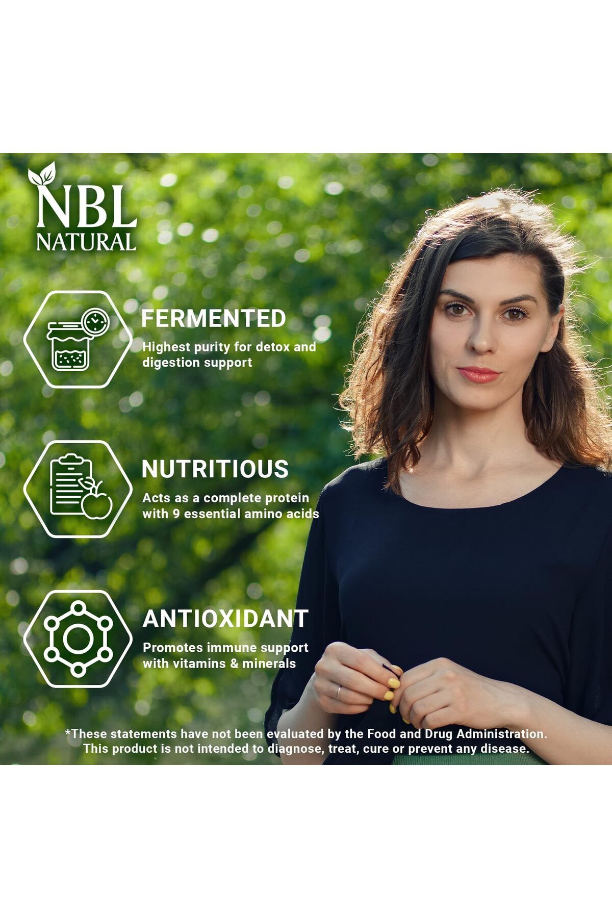 NBL Natural-, Chlorophyll 100 mg with Alfalfa Powder, Green Superfood, 90 Veg Capsules 3