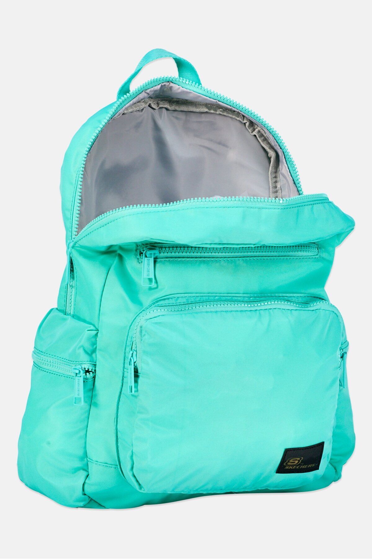 SKECHERS-Men Brand Logo Backpack 38 x H 26 x L 10 x W cm, Turquoise 4