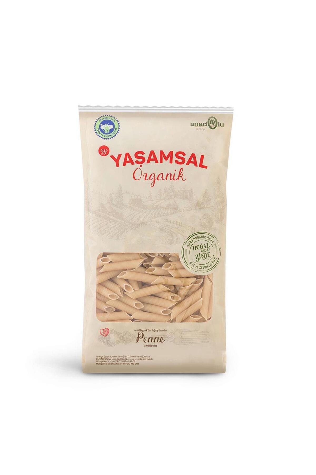 Yaşamsal Organik Organik Uzun Penne 500 Gr