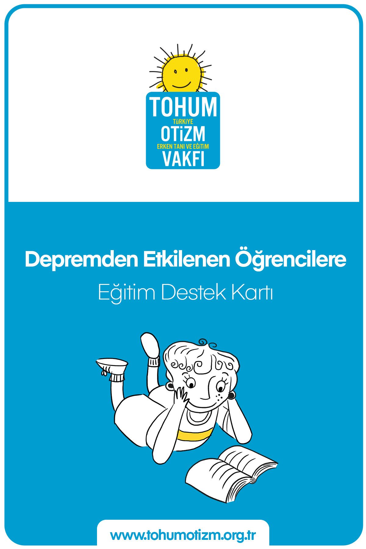 Tohum Otizm Vakfı Depremden Etkilenen Öğrencilere Eğitim Destek Kartı