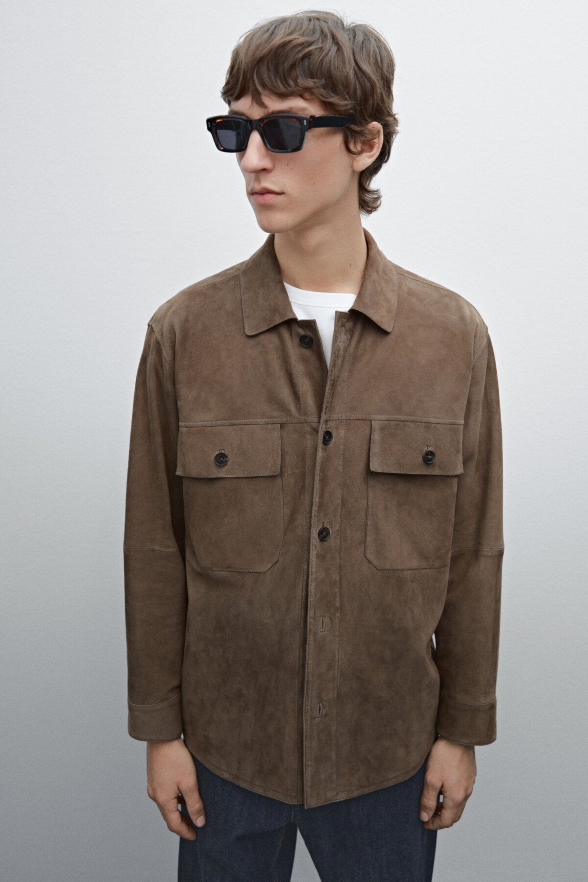 کت چند رنگ مردانه جیب پستان نازک اورجینال Massimo Dutti