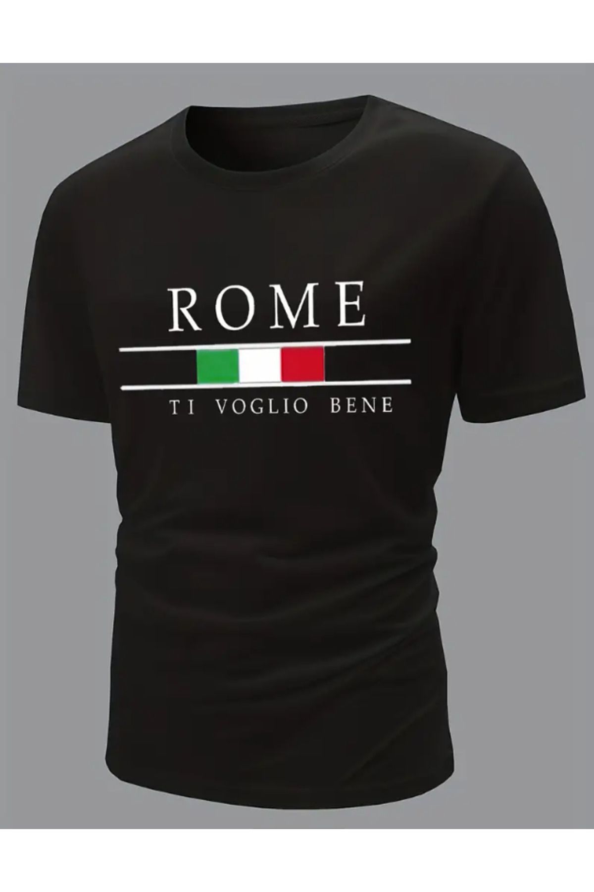 Marco Fresco Unisex Rome Baskılı T-Shirt