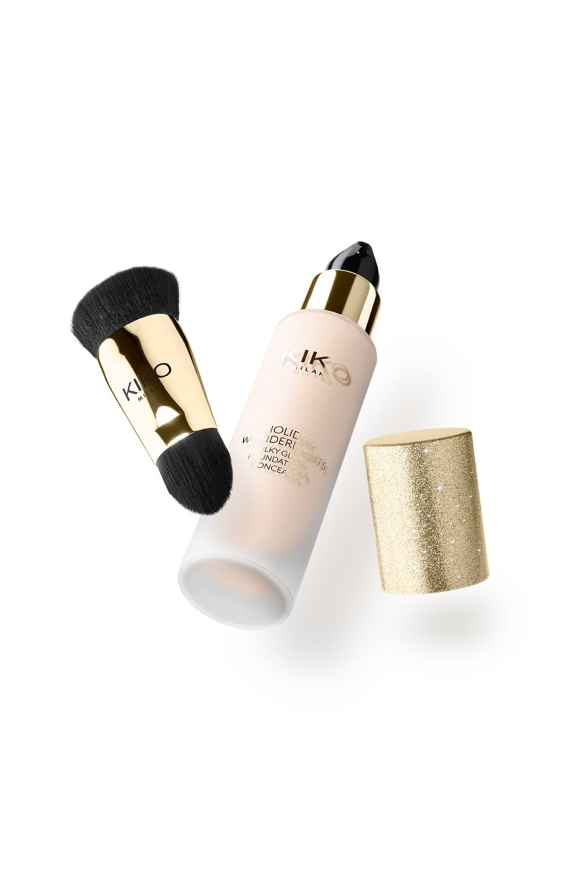 Kiko FONDÖTEN - Holiday Wonderlights Silky Glow Foundation & Concealer - 01 Ivory