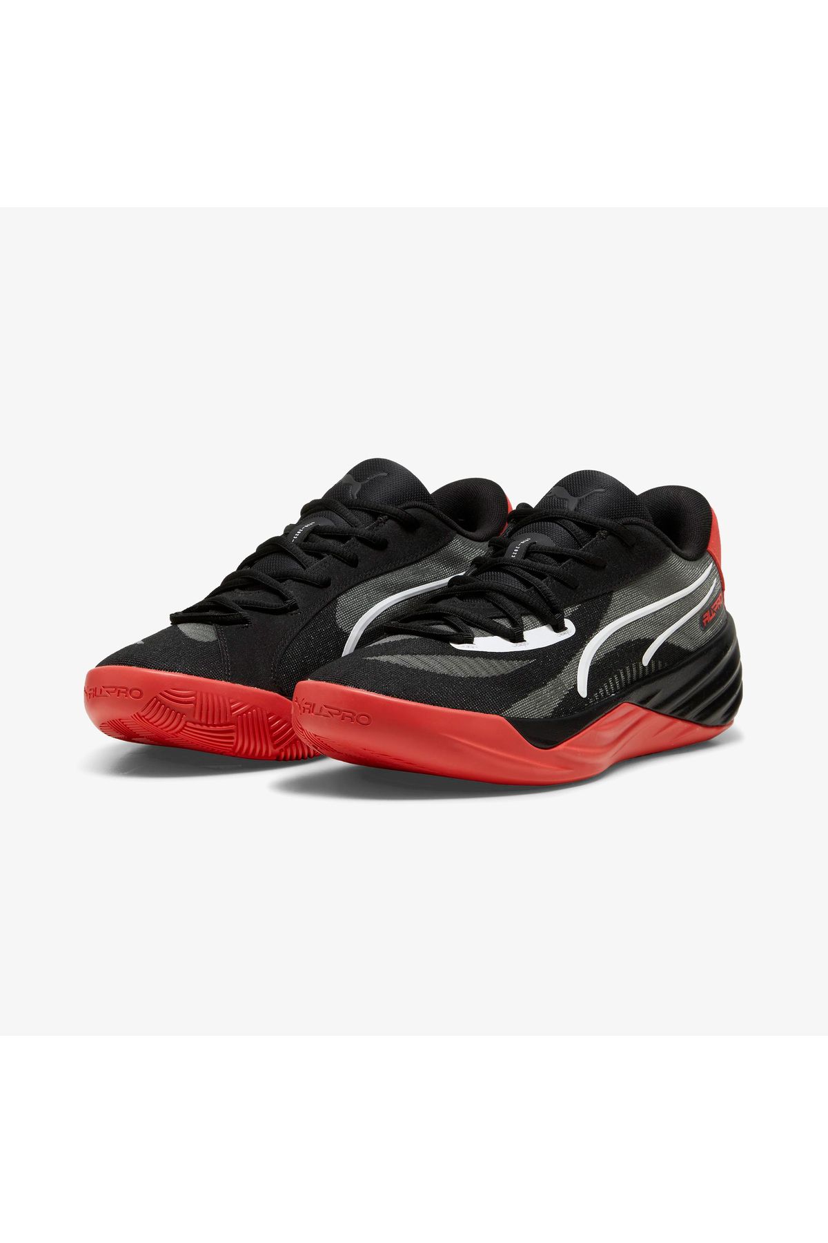 Puma-All-Pro Nitro Unisex Black Basketball Shoes 2