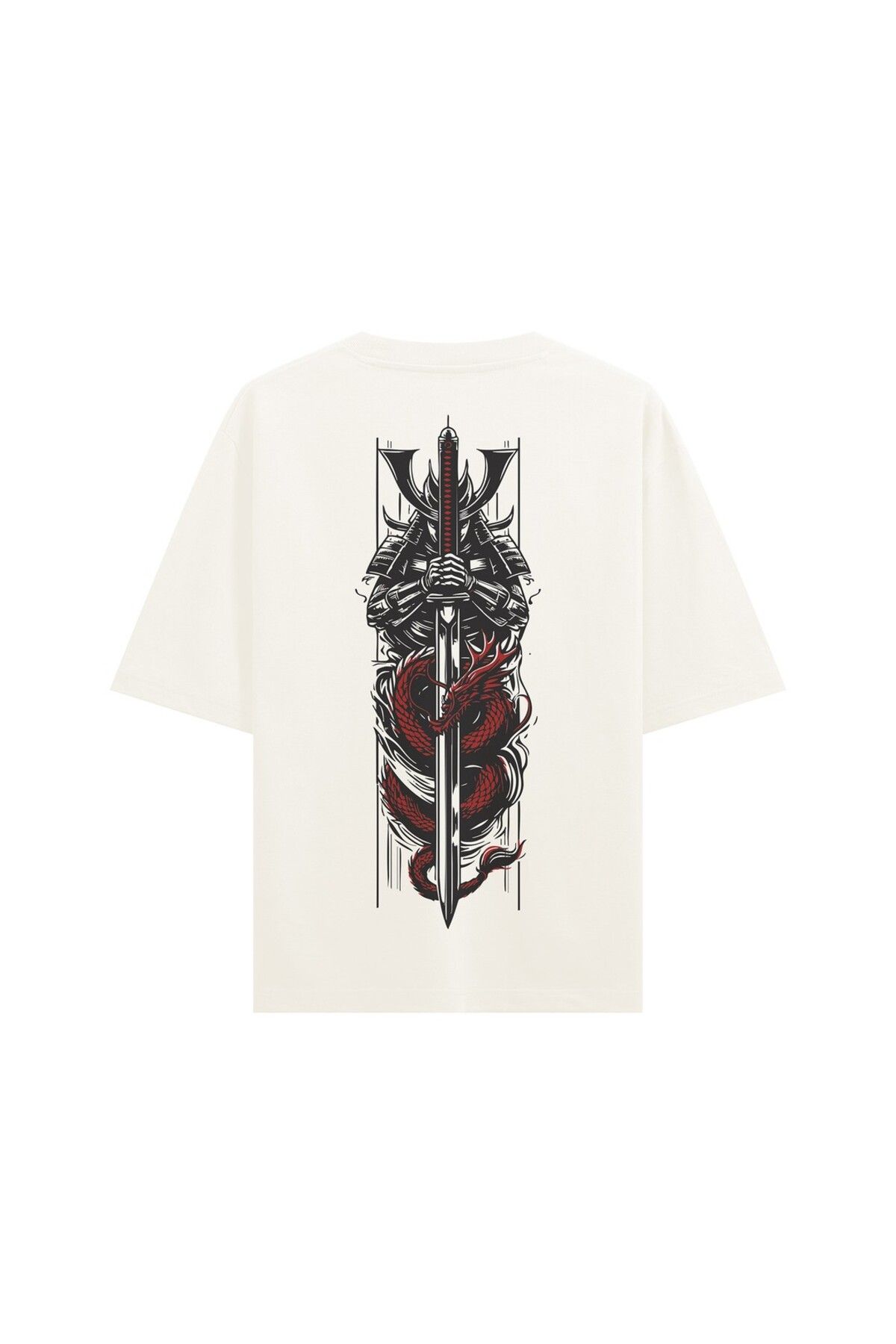 İNKER PRİNT CENTER Samurai Dragon | T-Shirt